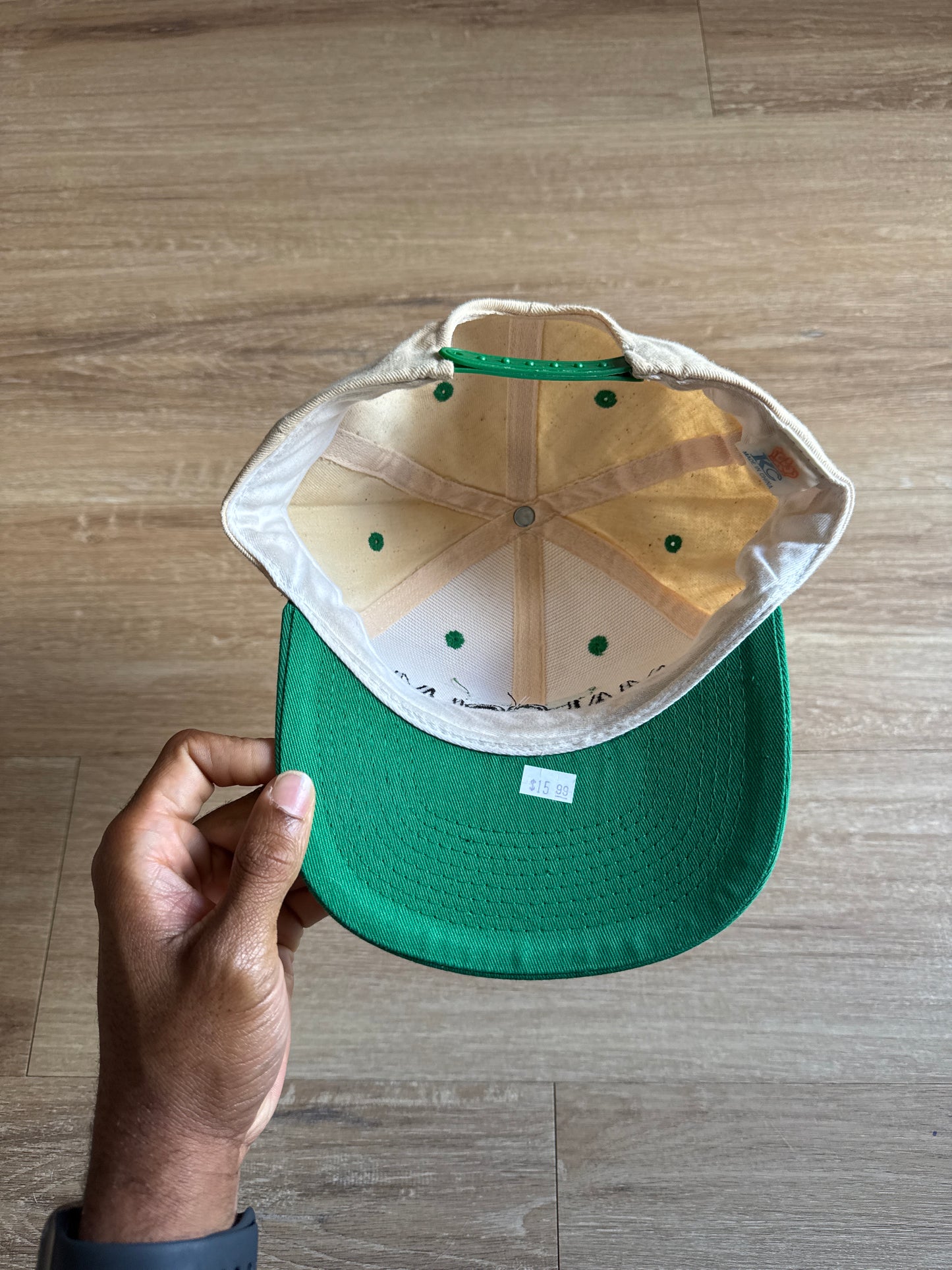 Vintage 90s Malcolm X Snapback Cap Hat