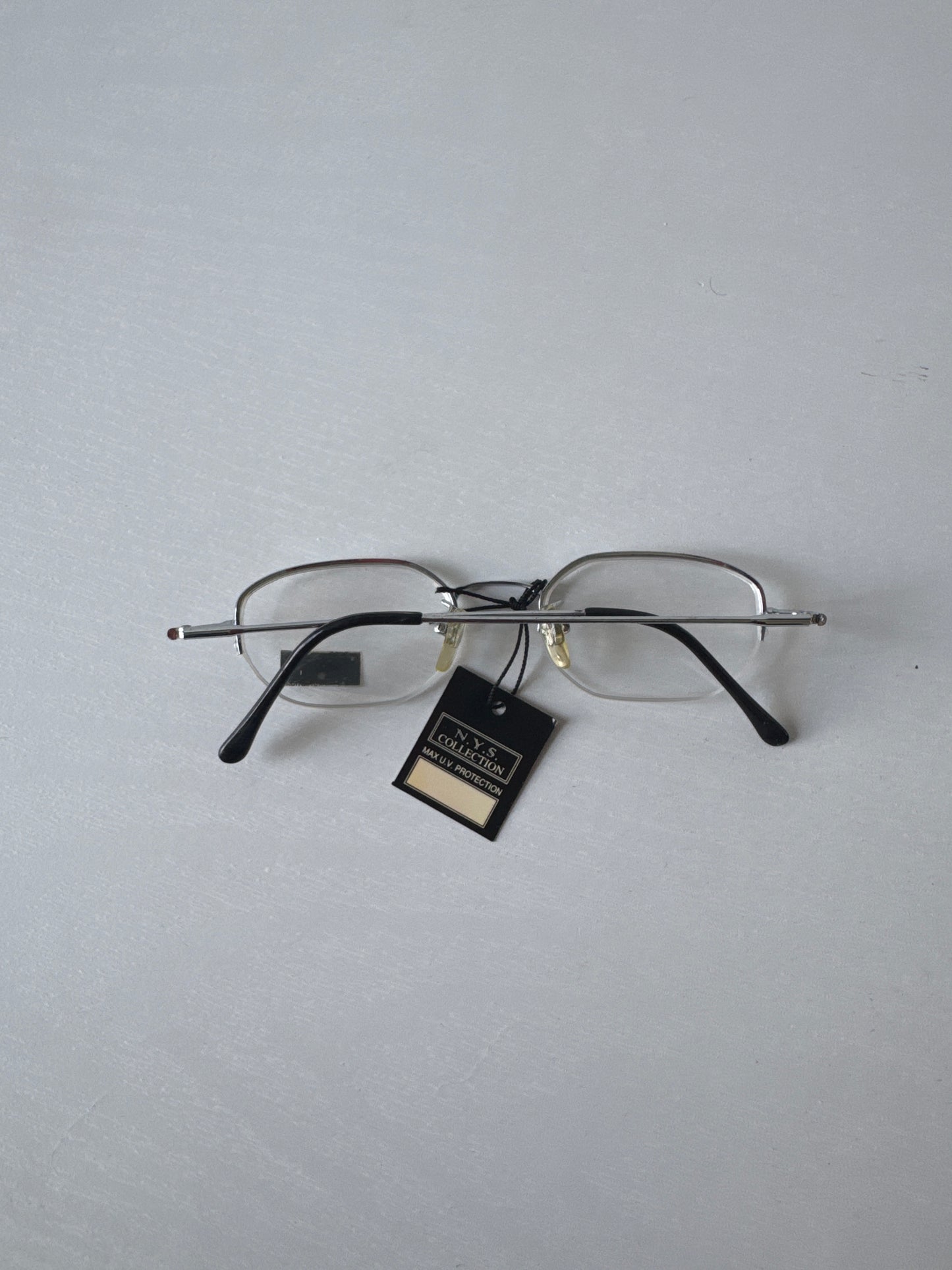 Vintage 90s Sun Ban Half Rim Metal Cheetah Glasses