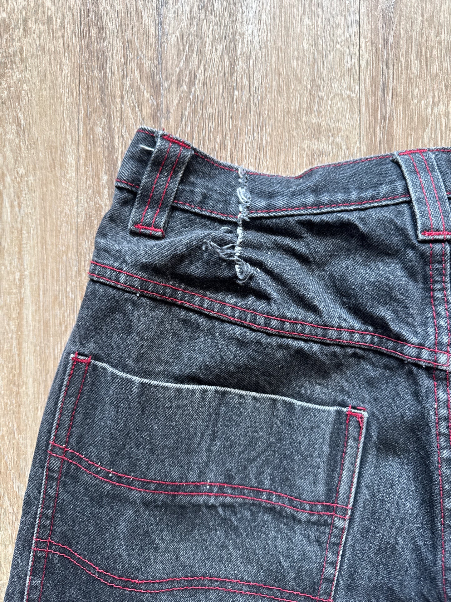 Vintage Y2K Baggy Faded Black Denim Jeans