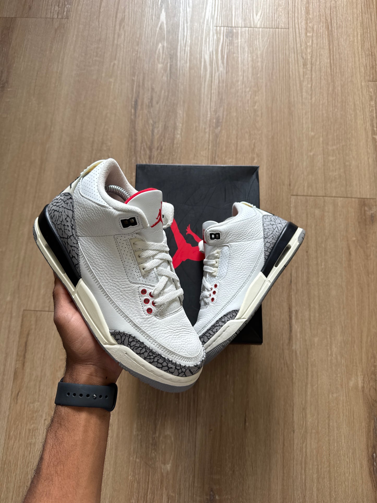 Jordan Retro 3 White Cement Reimagined