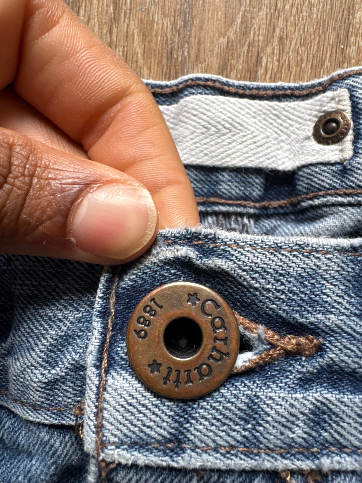 Vintage Carhartt Blue Denim Double Knee Pants