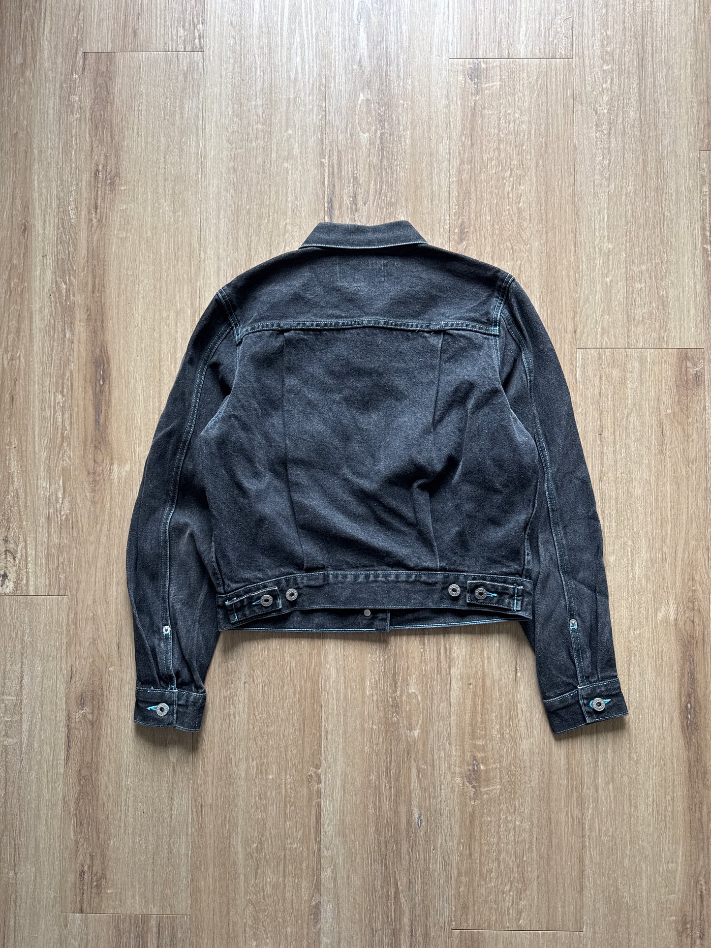 Vintage Women’s Guess Jeans Petite Black Denim Jean Jacket