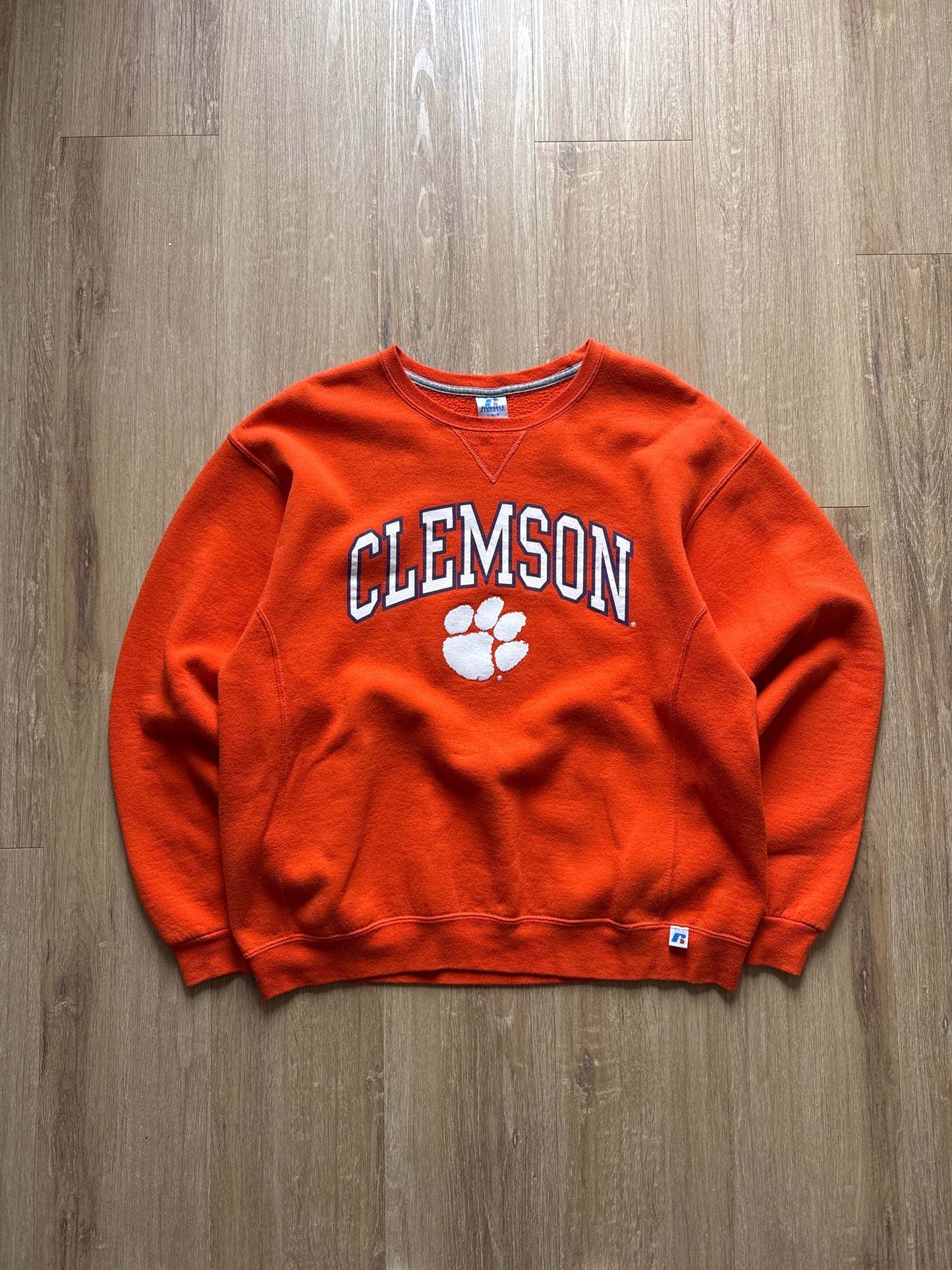 Russell Athletic University Of Clemson Tigers Logo Sweatshirt