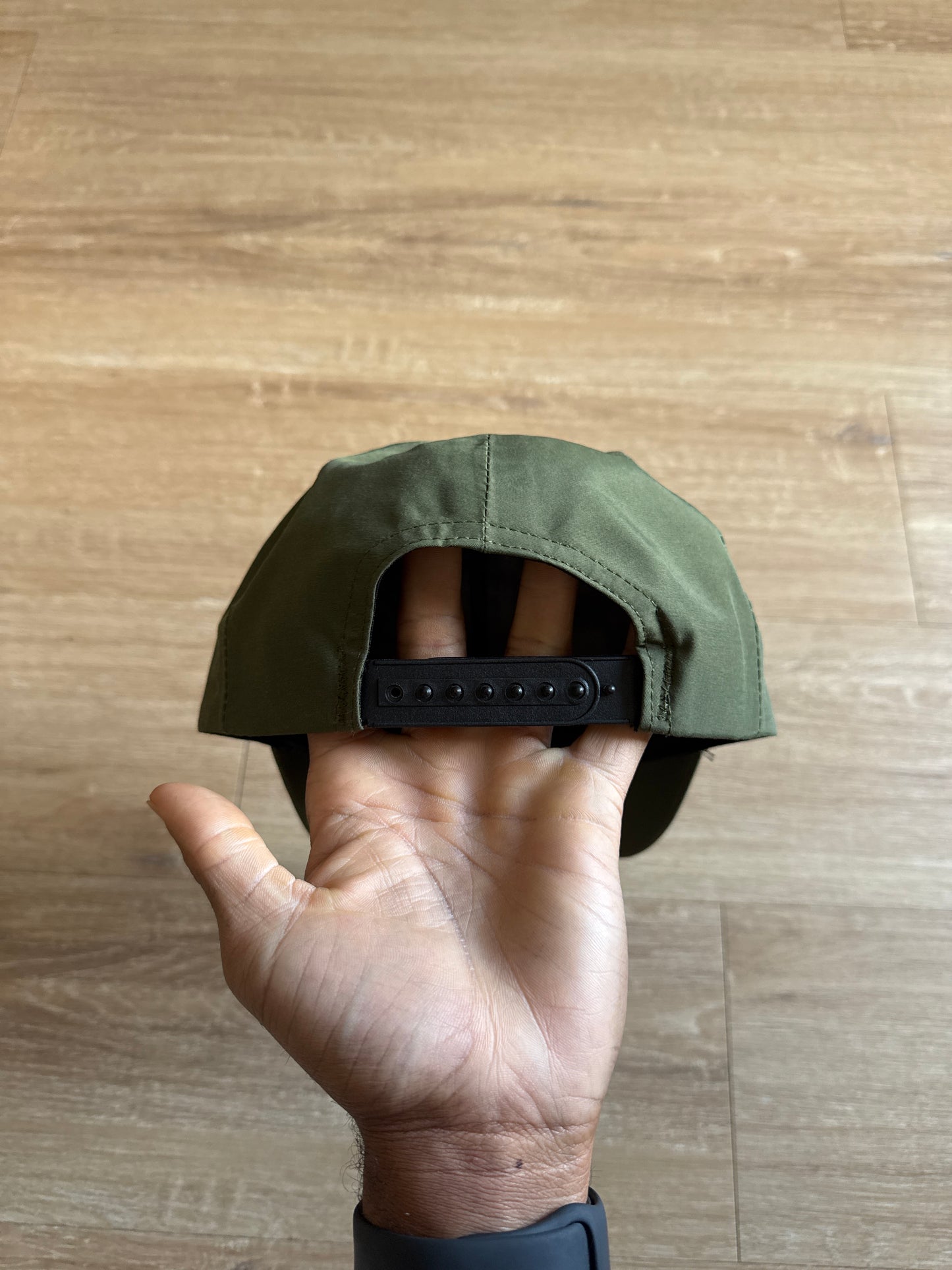 Vintage 90s Goretex Olive Green Snapback USA Made Gore-Tex Hat