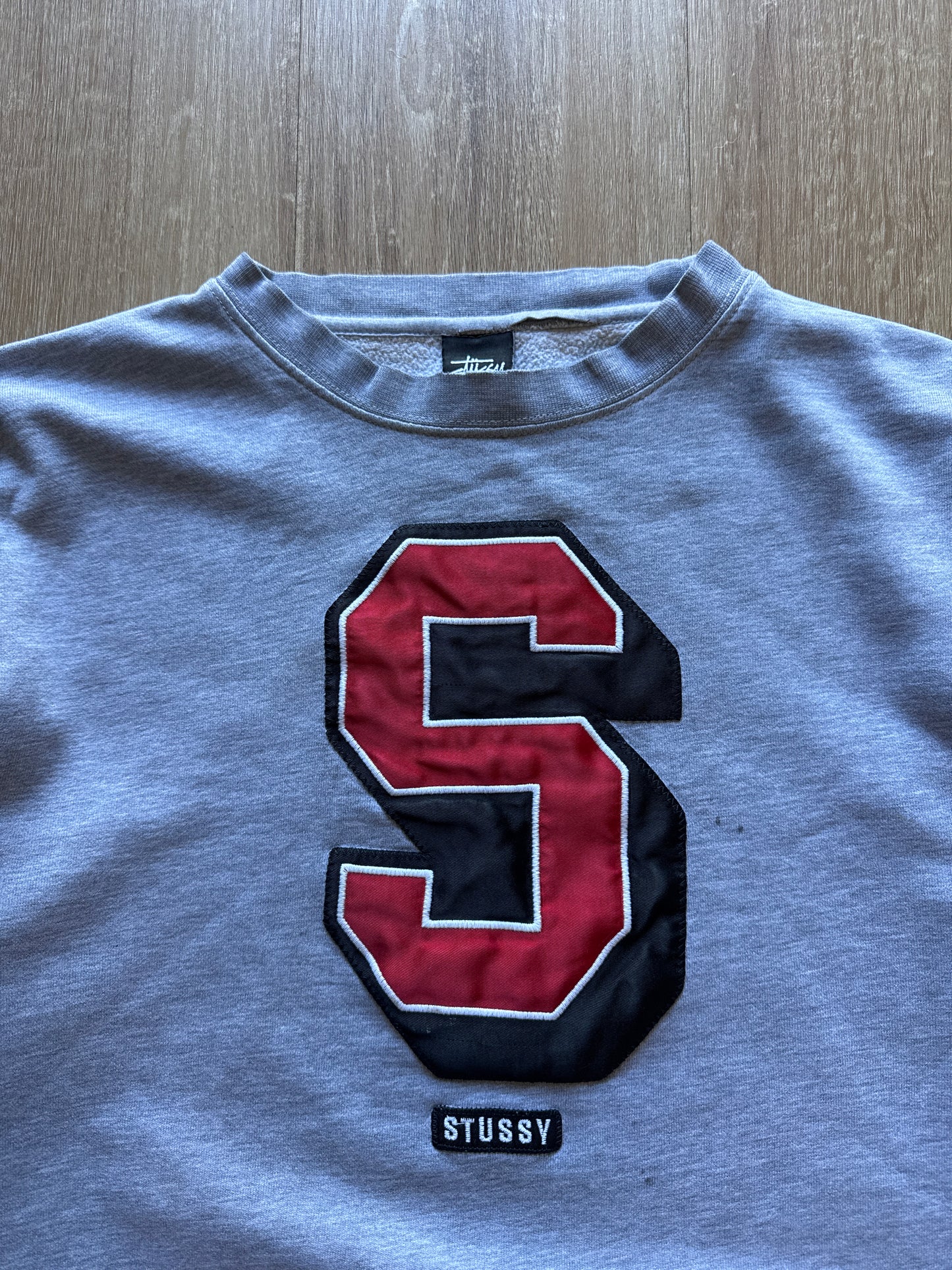 Vintage Y2K Stussy S Big Logo Sweatshirt