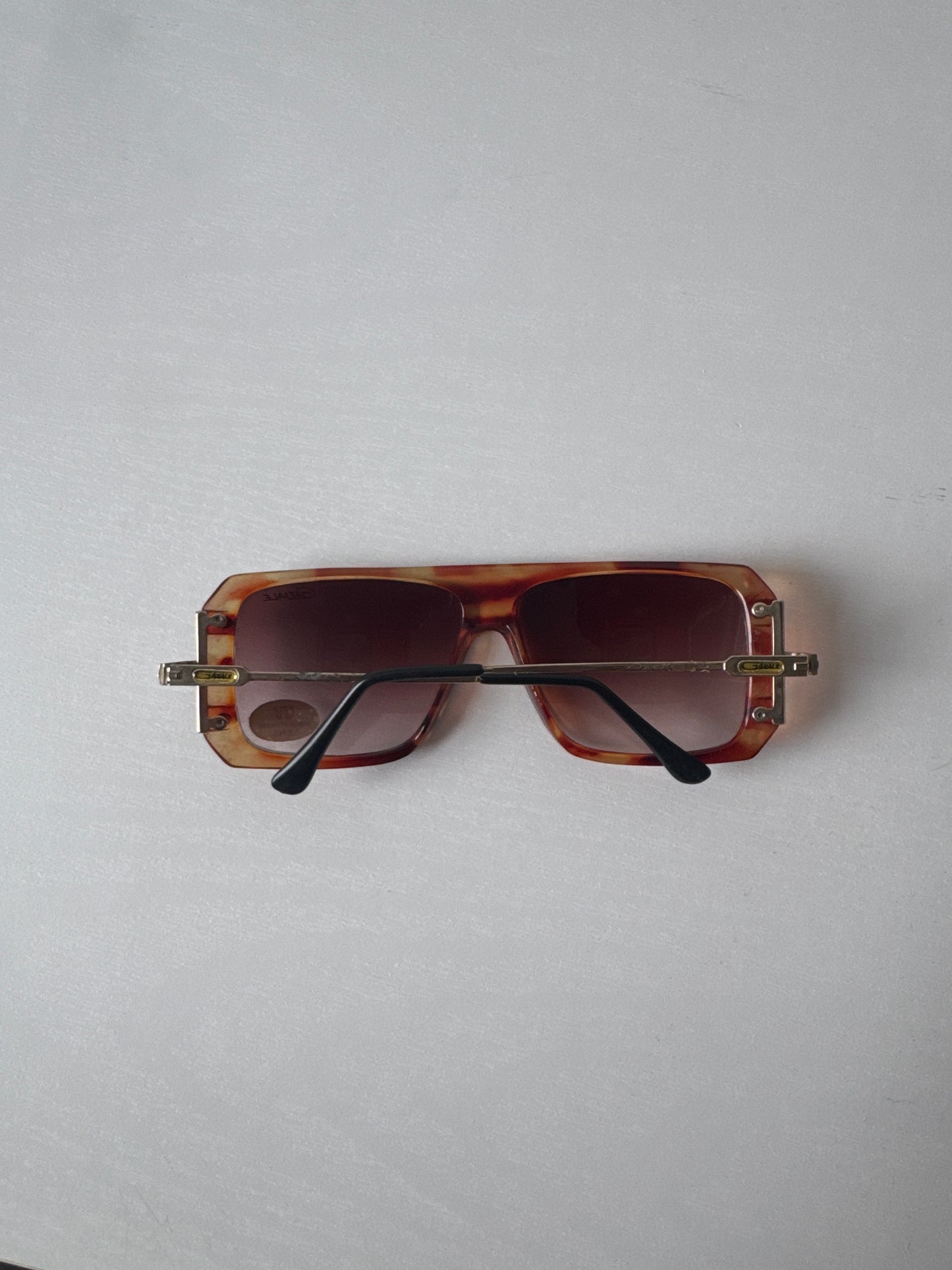 Vintage 80s Gaziale Grandmaster Run DMC Hip Hop Style Cheetah Sunglasses