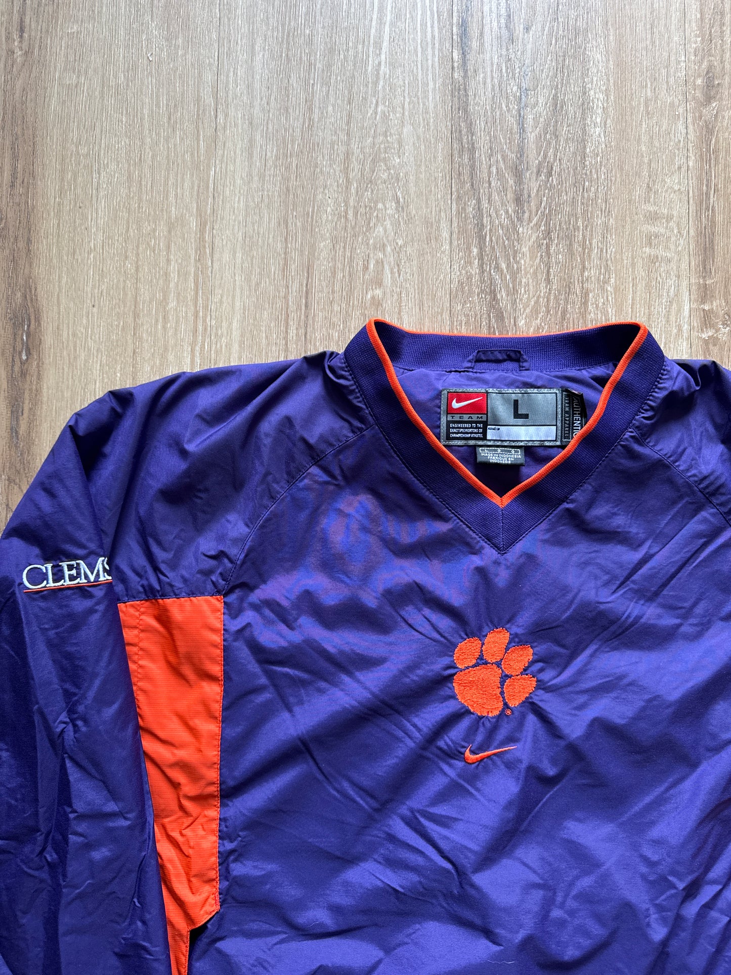 Vintage Nike University Of Clemson Tigers Center Swoosh Pullover