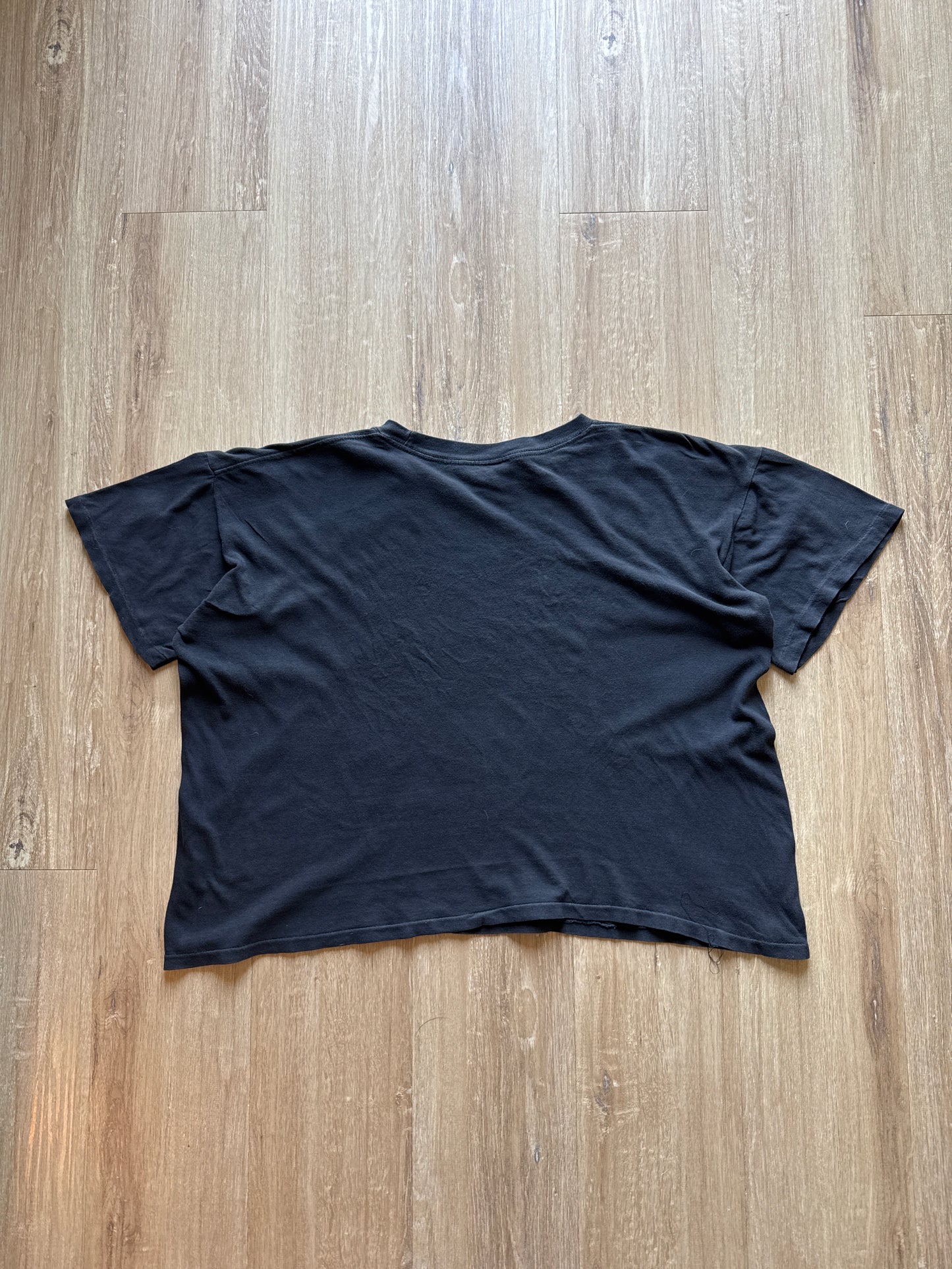 Vintage 90s Stanley Desantis Forest Gump Life Is Like A Box Of Chocolates Boxy Cropped Tee