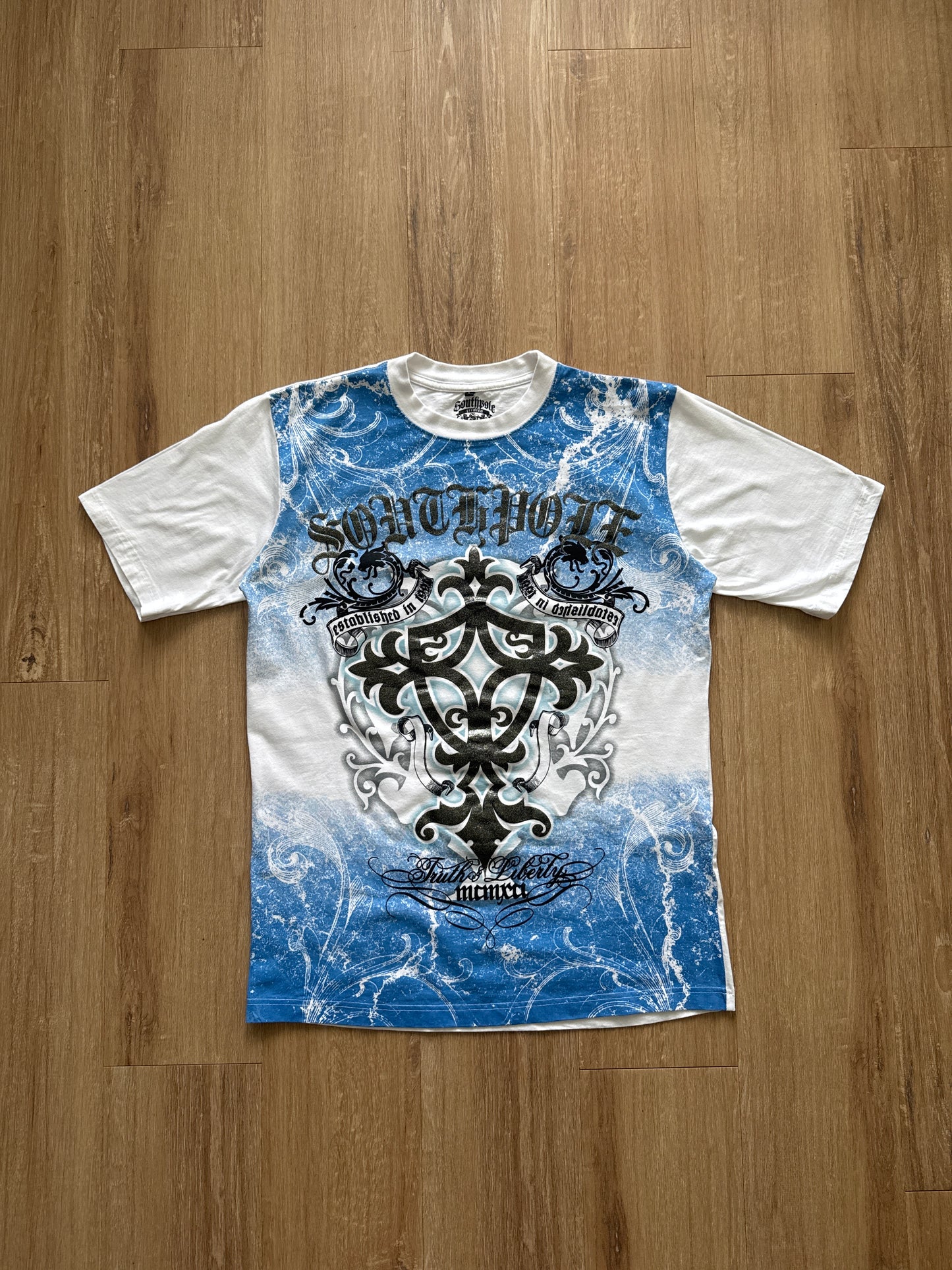 Y2K South Pole All Over Print Tee