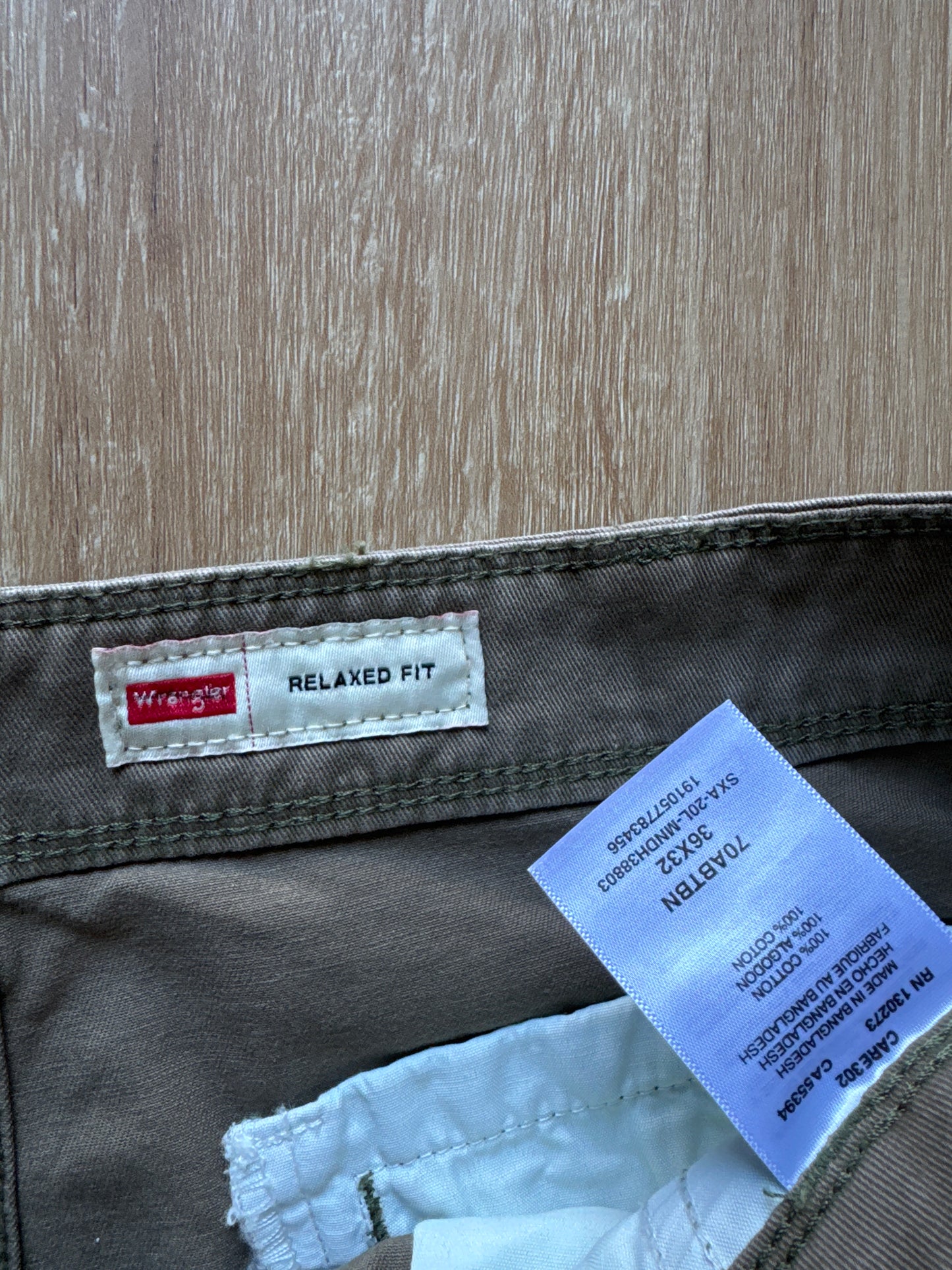 Wrangler Dark Tan Cargo Pants
