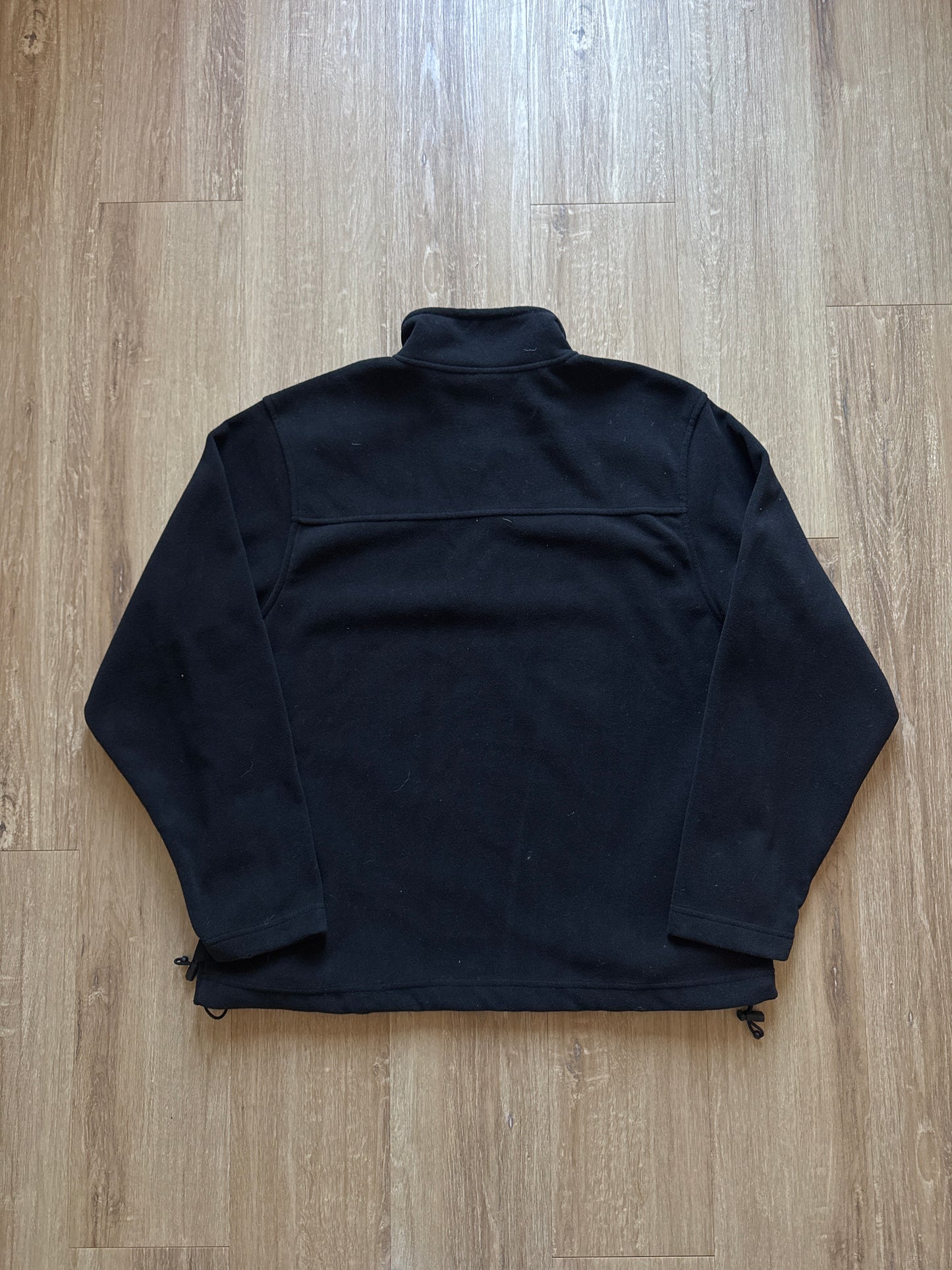 Vintage Old Navy Black Fleece Quarter Zip Pullover