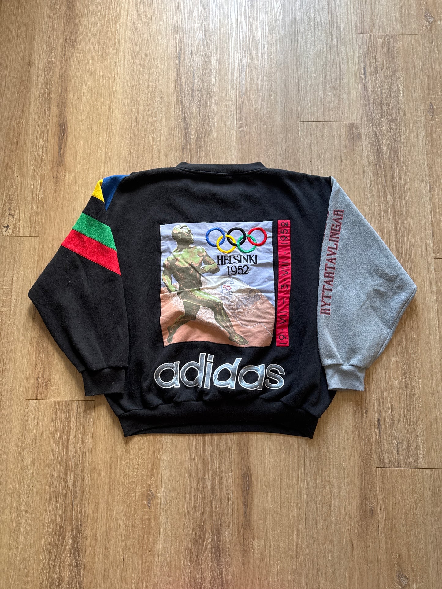 Vintage Adidas 80s Stockholm 1956 Olympic Helsinki Sweatshirt