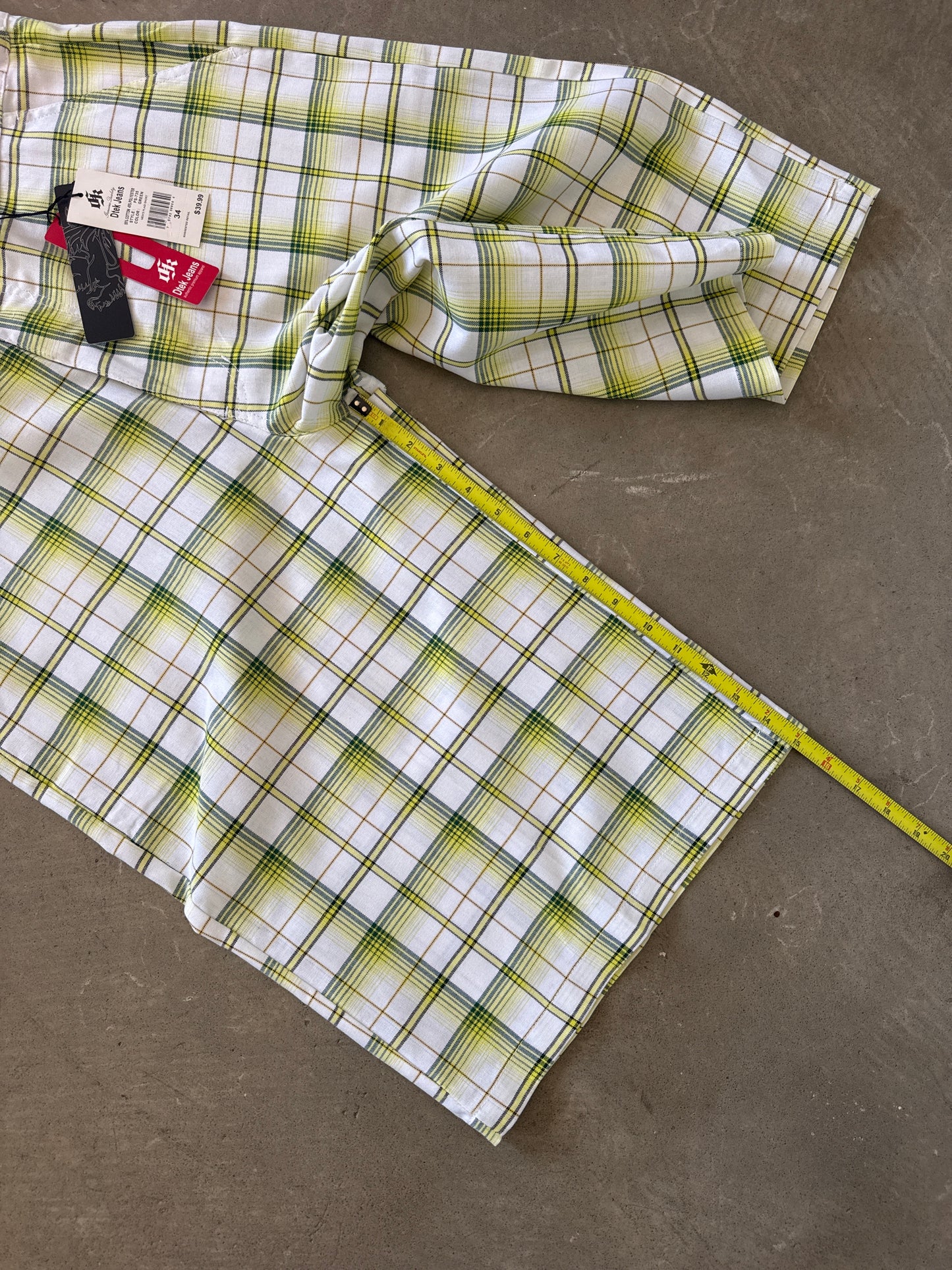 Vintage Y2K Dtek Plaid Baggy Long Shorts