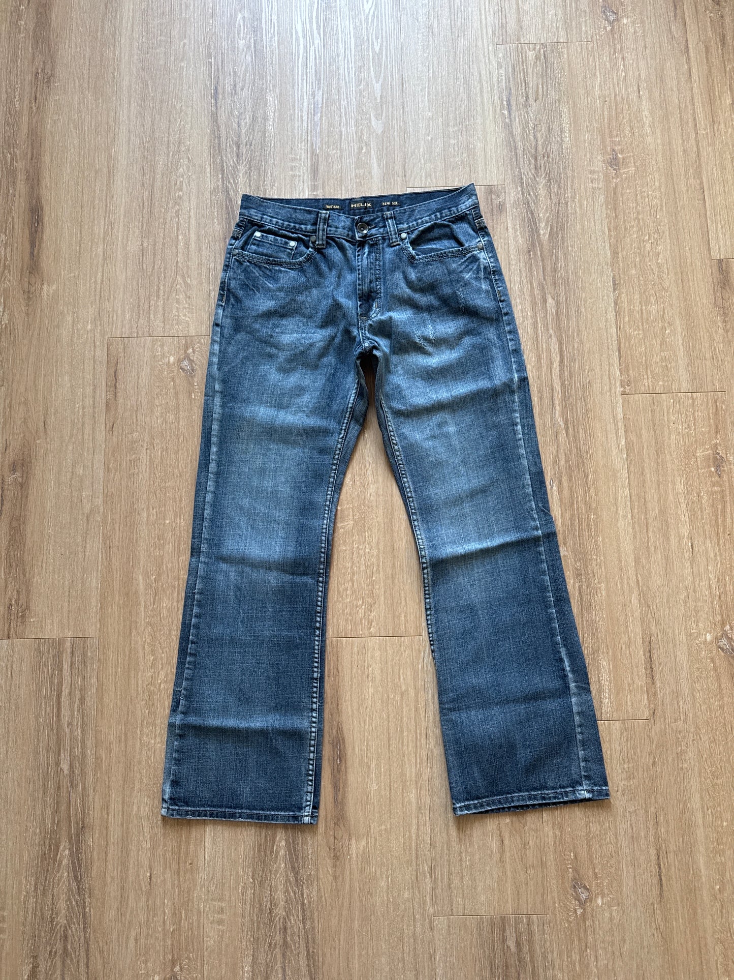Y2K Helix Bootcut Dark Denim Jeans