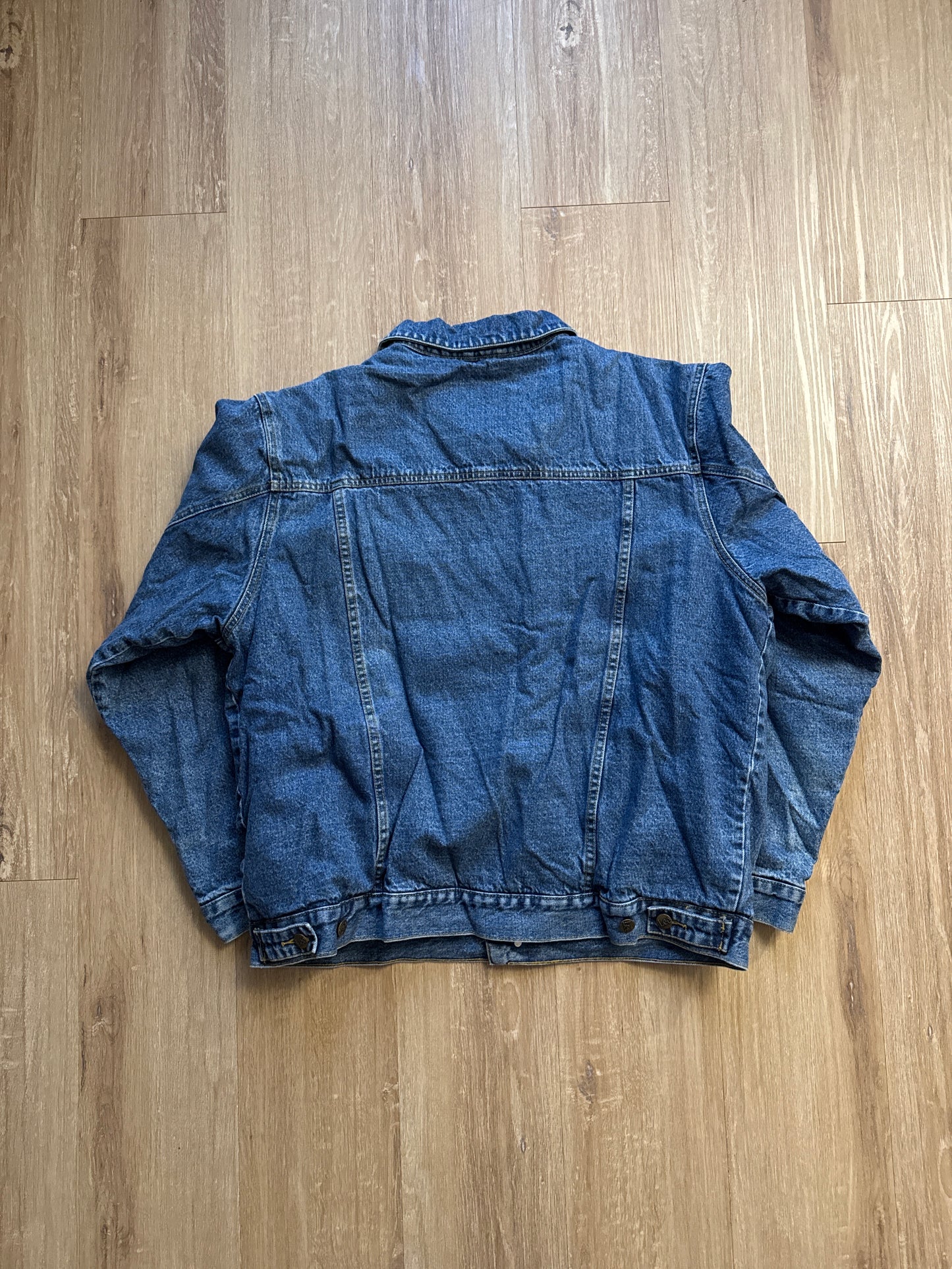 Vintage Lee Sherpa Line Denim Jean Jacket