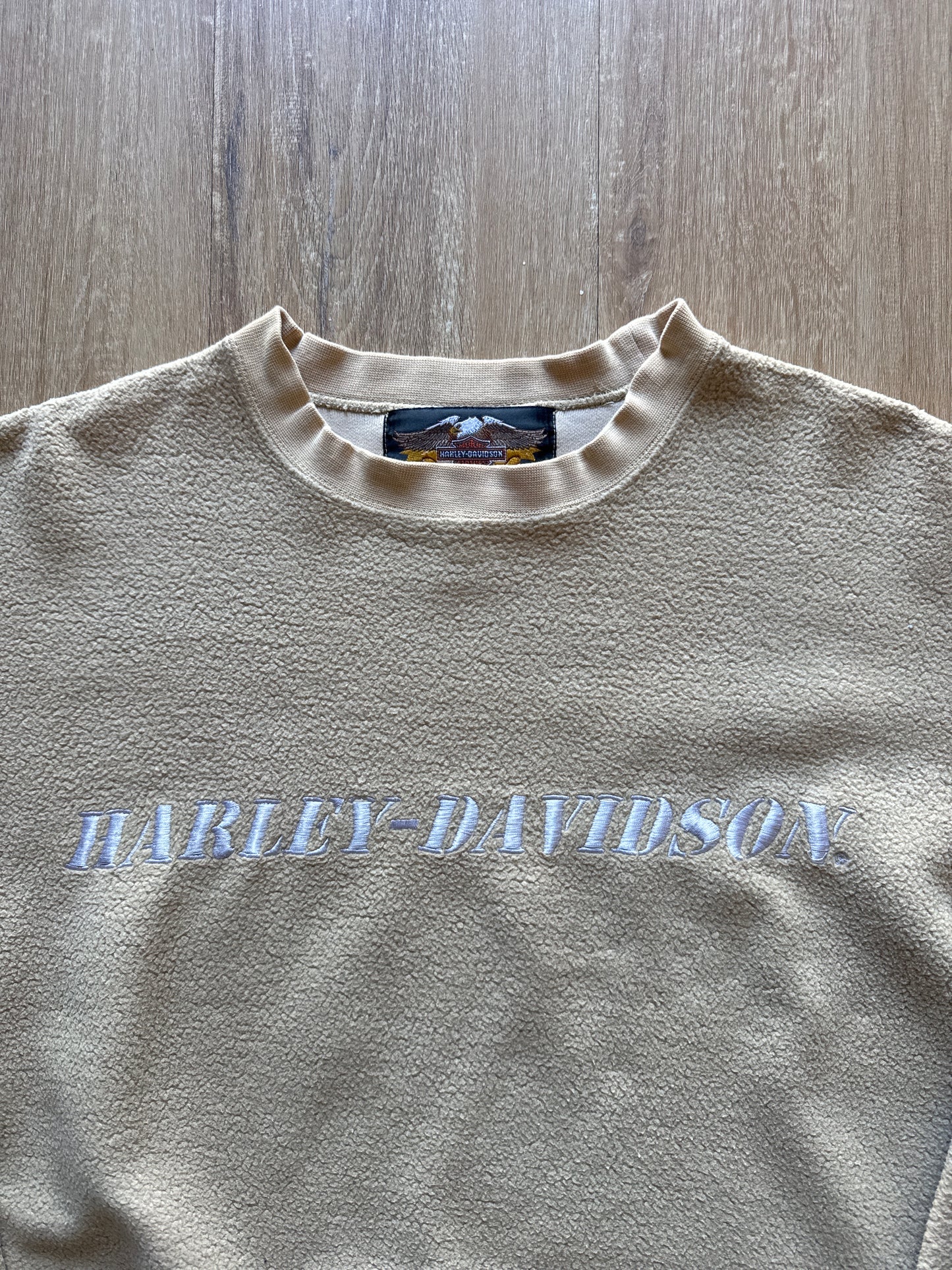 Vintage Harley Davidson Cream Sweatshirt