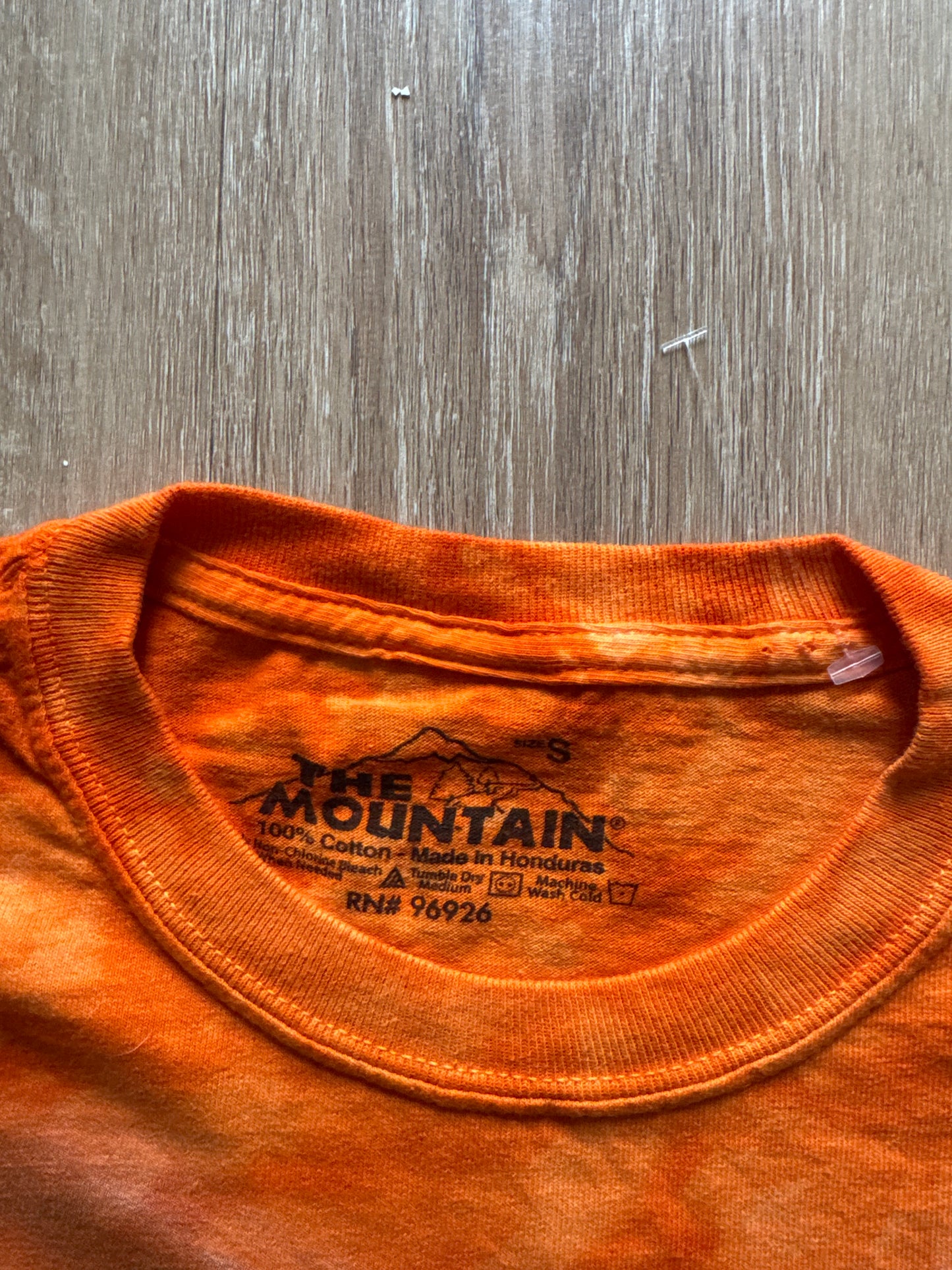 The Mountain University Of Clemson Tigers Helmet Tie Dye Tee