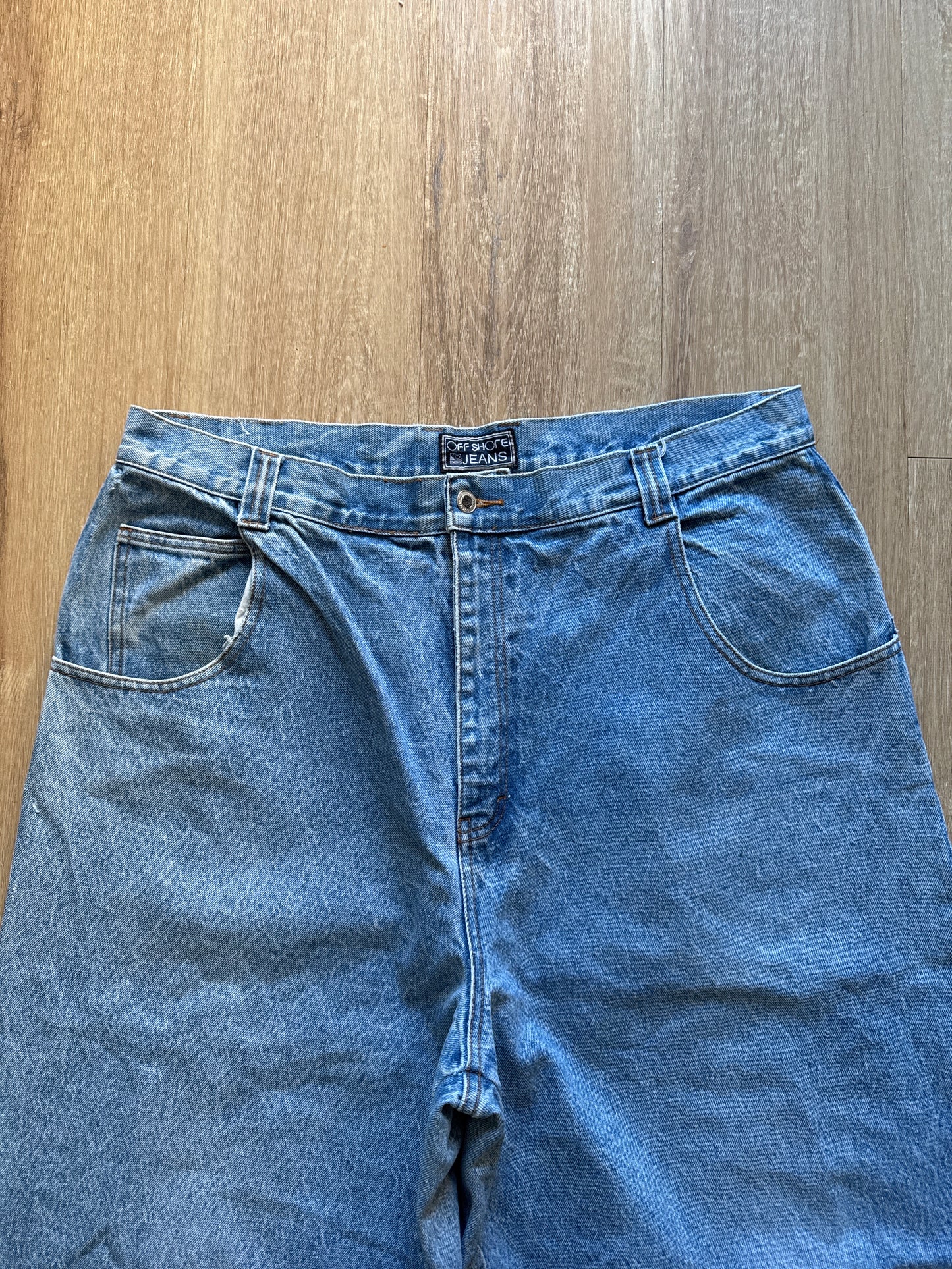 Vintage Y2K Elephant Leg Super Baggy Off Shore Denim Jeans
