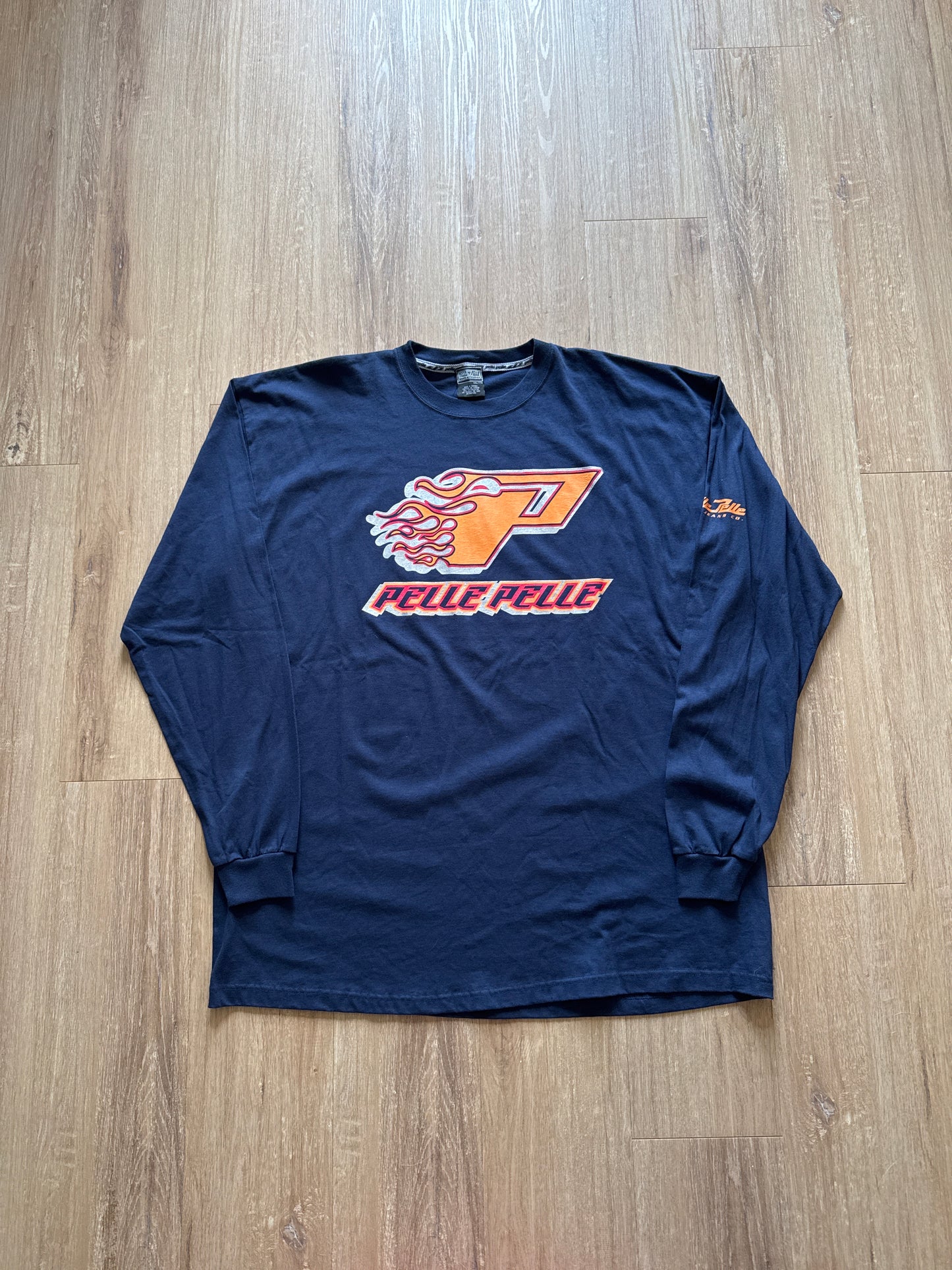 Vintage Y2K Pelle Pelle Jeans Flame Long Sleeve