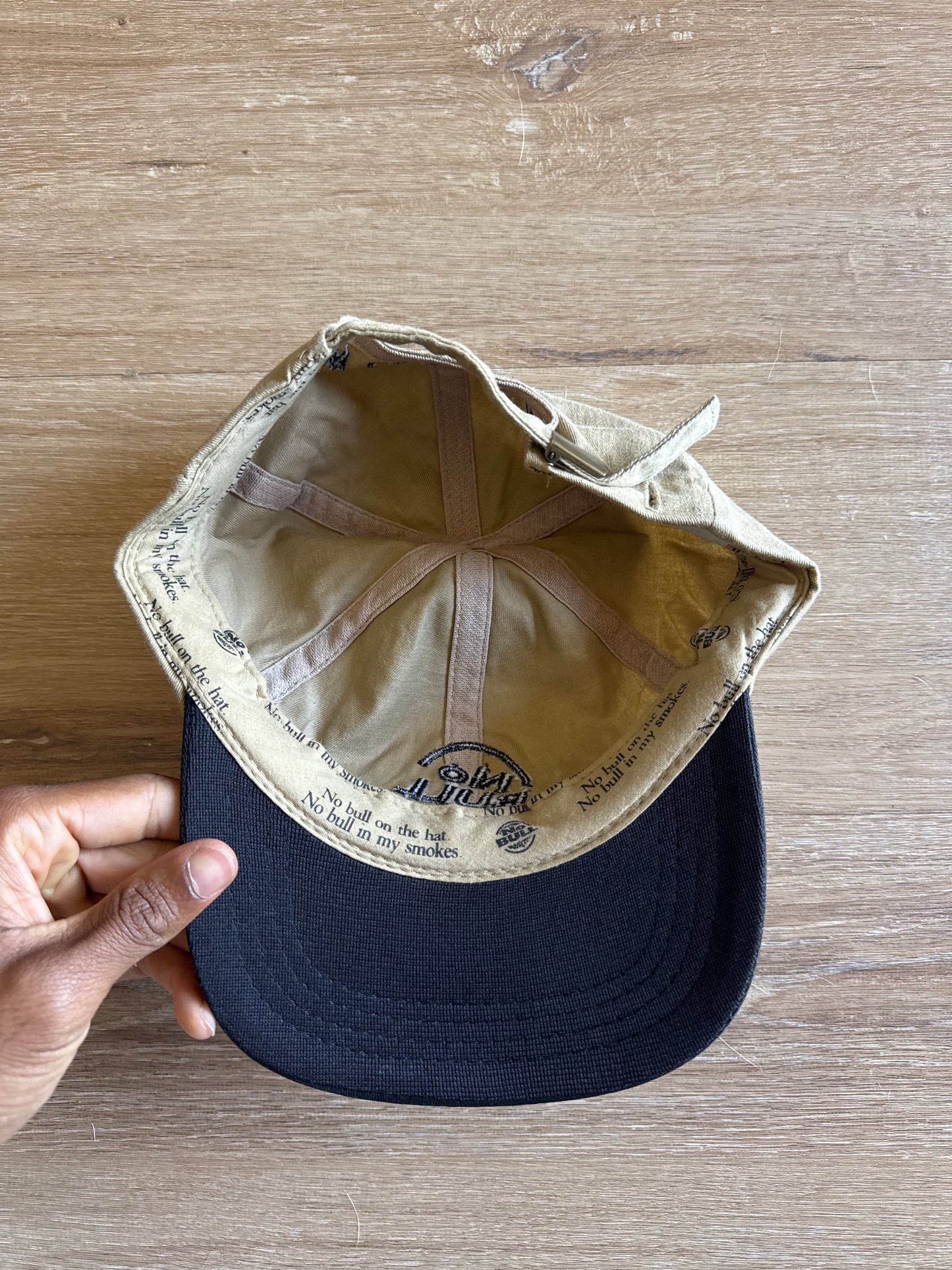 Vintage 90s Winston No Bull Cigarettes Strapback Hat
