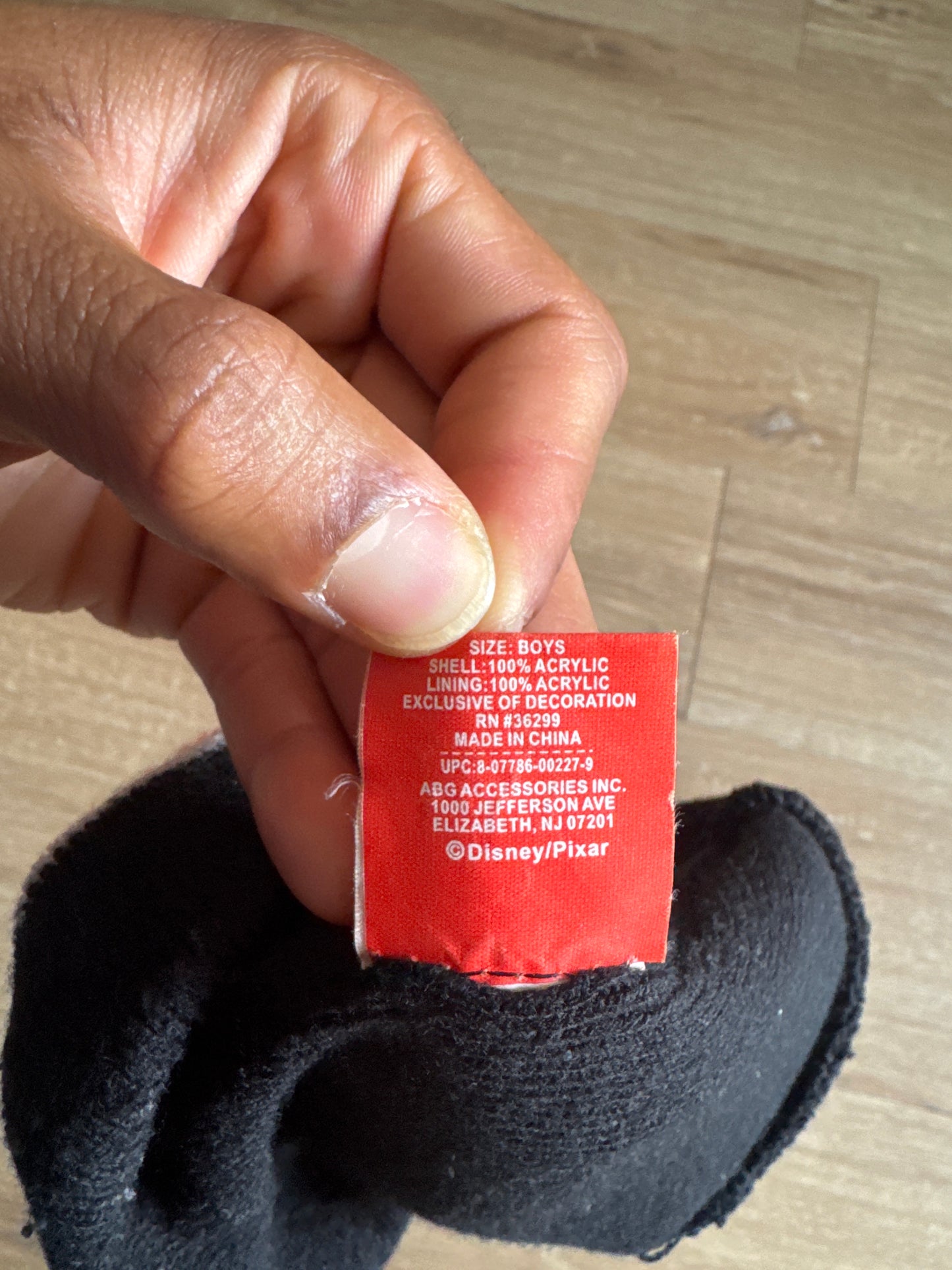 Vintage Youth Disney Car Lightning McQueen Beanie Hat