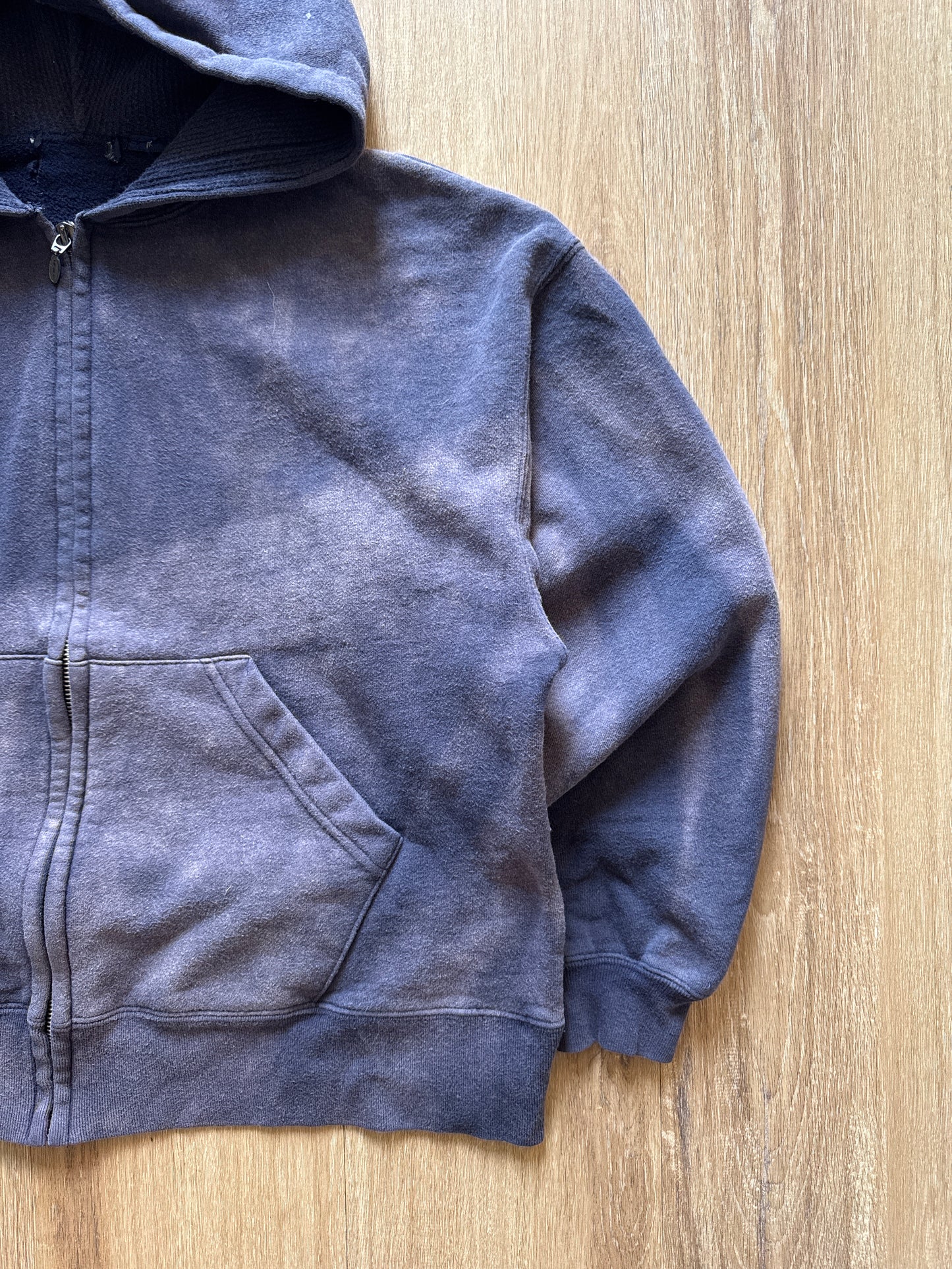 Vintage Gap Sun Faded Navy Zip Up