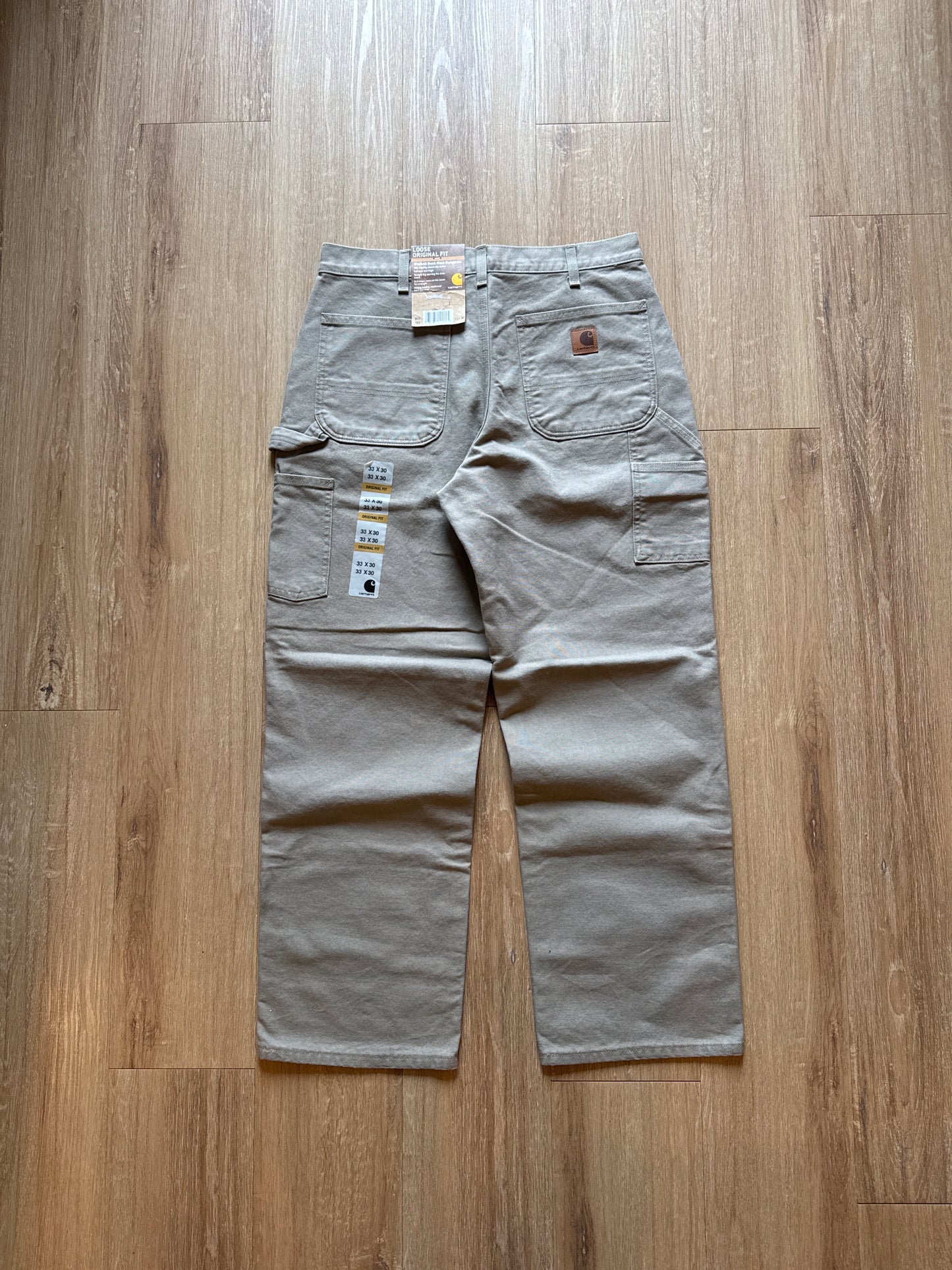 Carhartt Loose Original Washed Duck Work Dungaree Pants