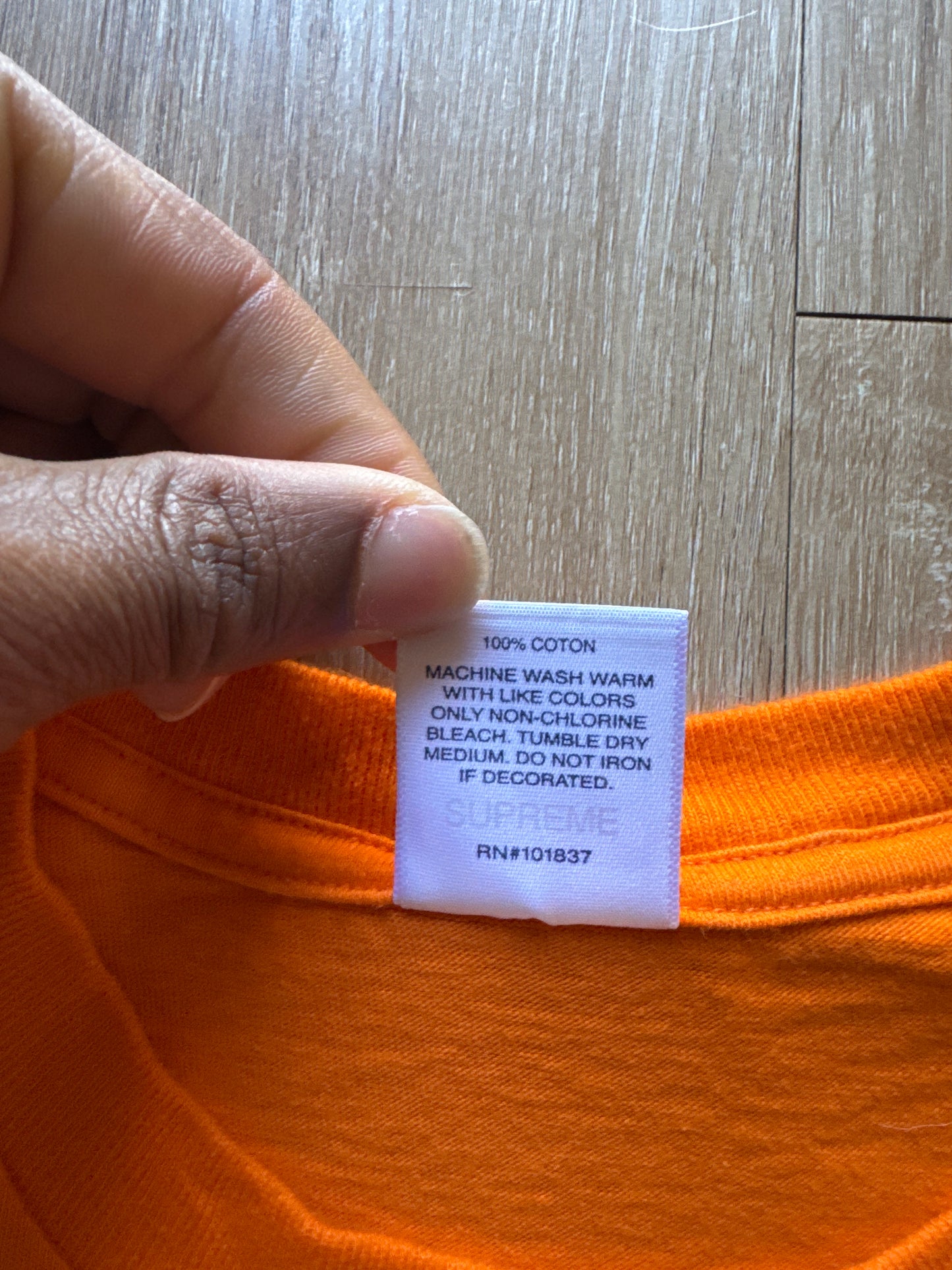 Supreme Shop Orange Tee