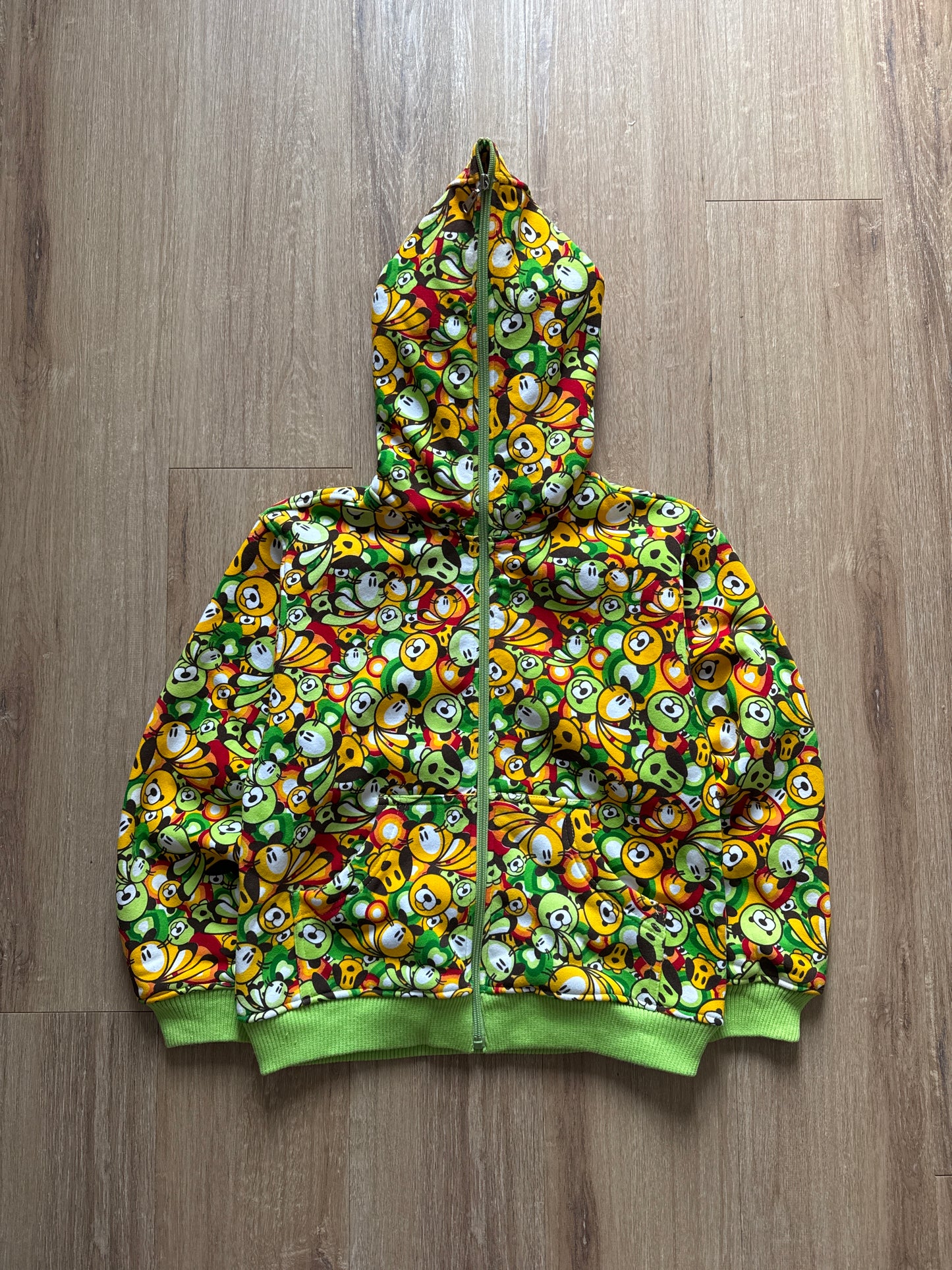 Vintage Y2K Youth Baby Girl Pet Monogram Hooded Full Zip Up