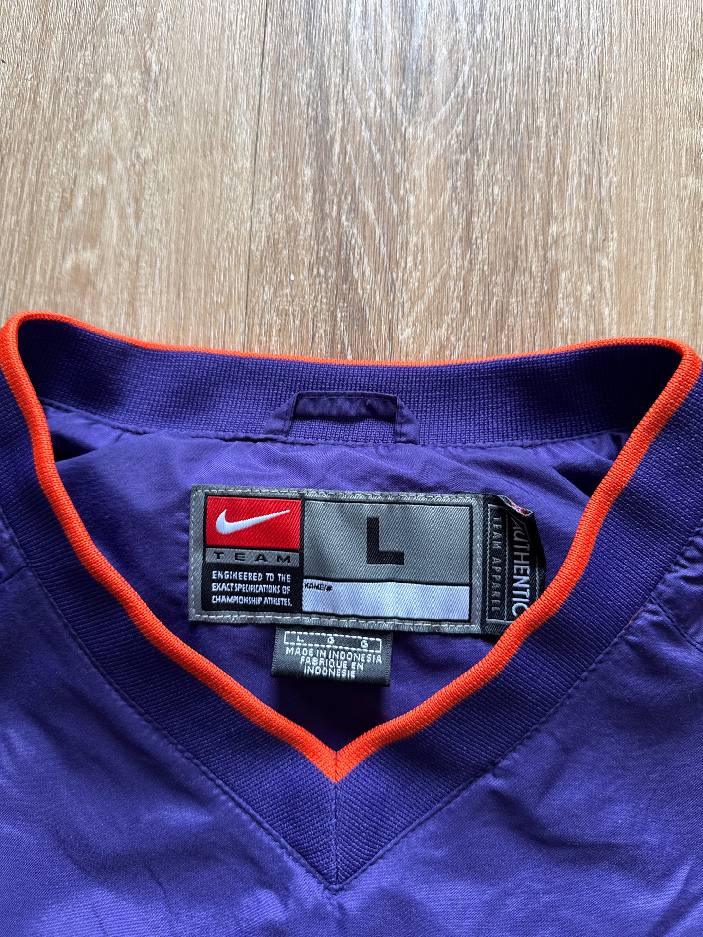 Vintage Nike University Of Clemson Tigers Center Swoosh Pullover