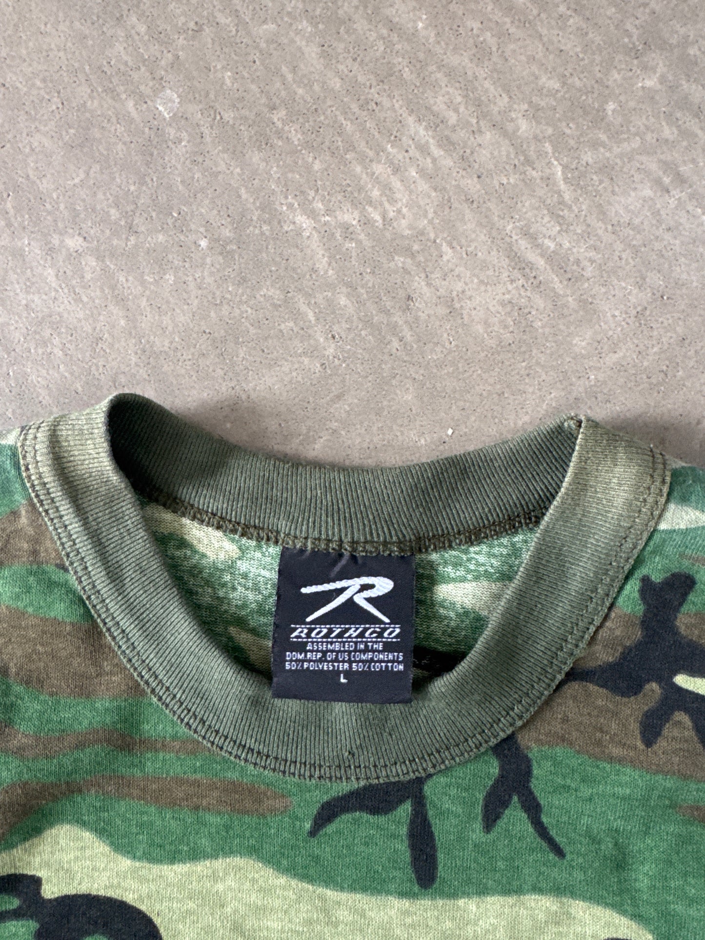 Vintage Military Camo Sleeveless Tee