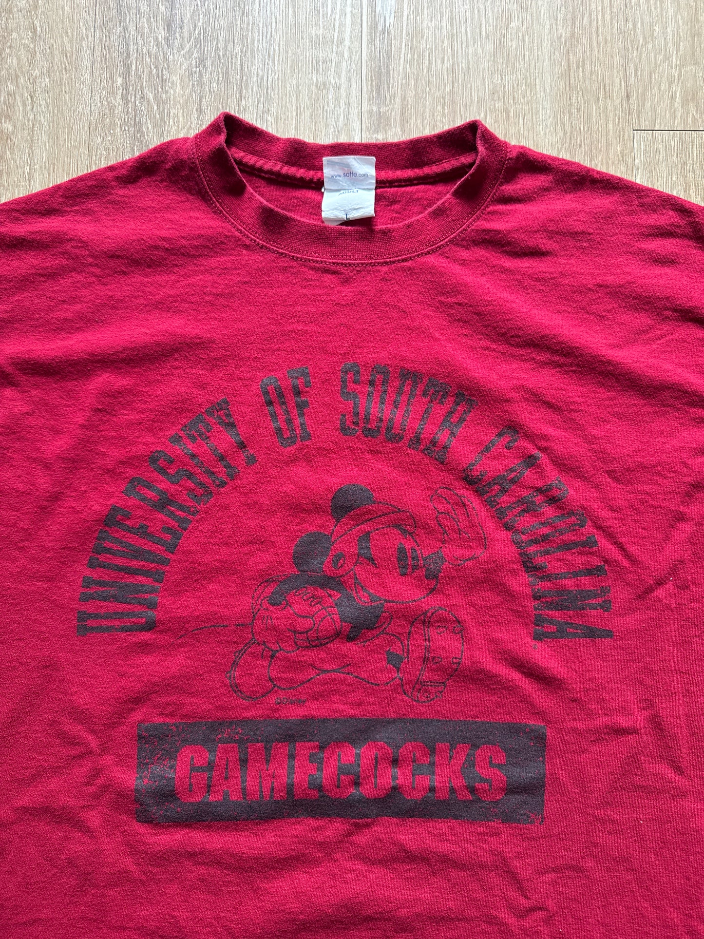 Vintage University Of South Carolina Gamecocks Mickey Mouse Tee