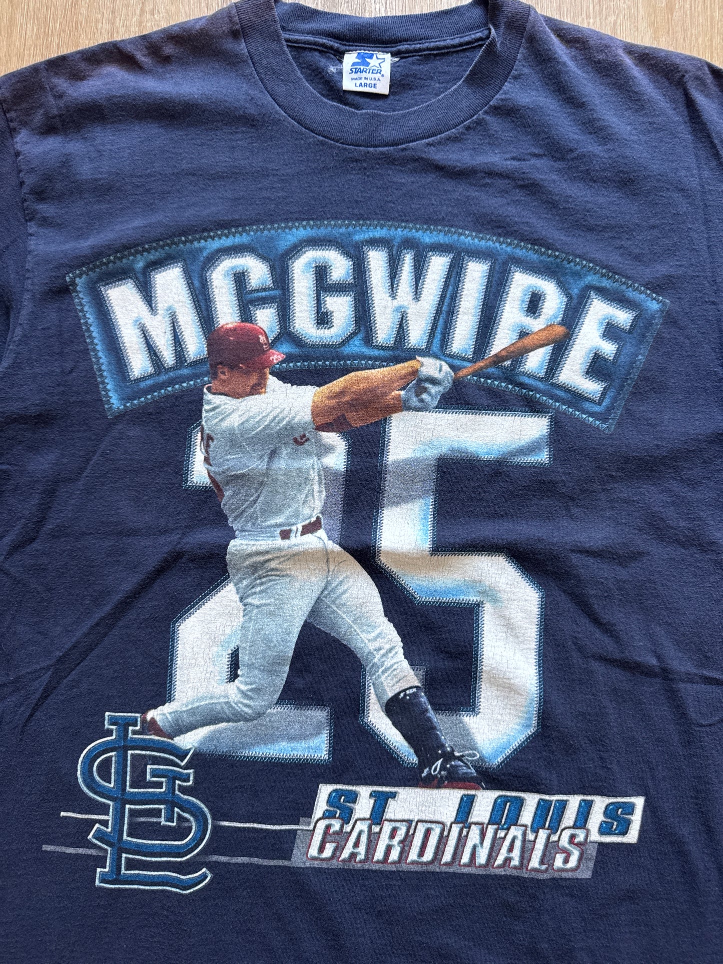 Vintage Starter Mark McGwire St. louis Cardinals Tee