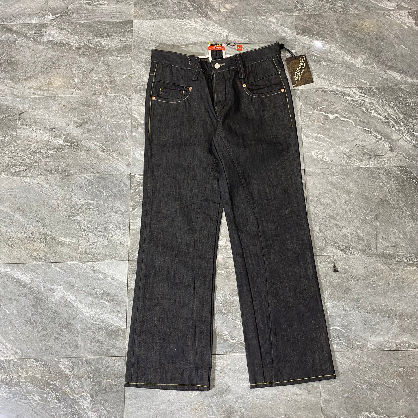 Vintage Ed Hardy Red Logo Pants