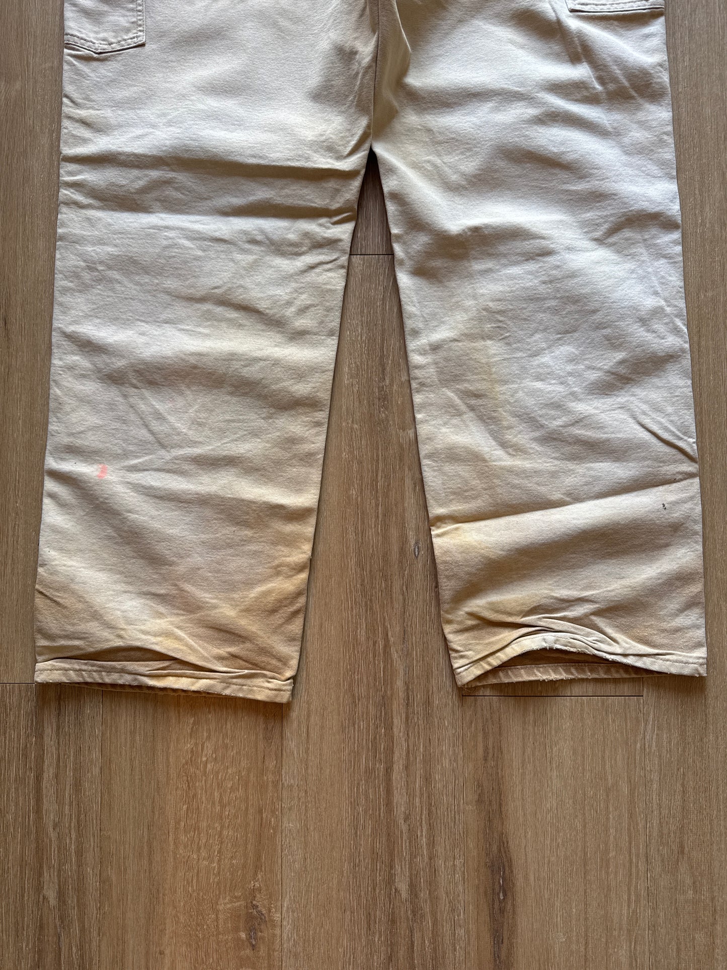 Vintage Carhartt Faded Distressed Tan Carpenter Pants