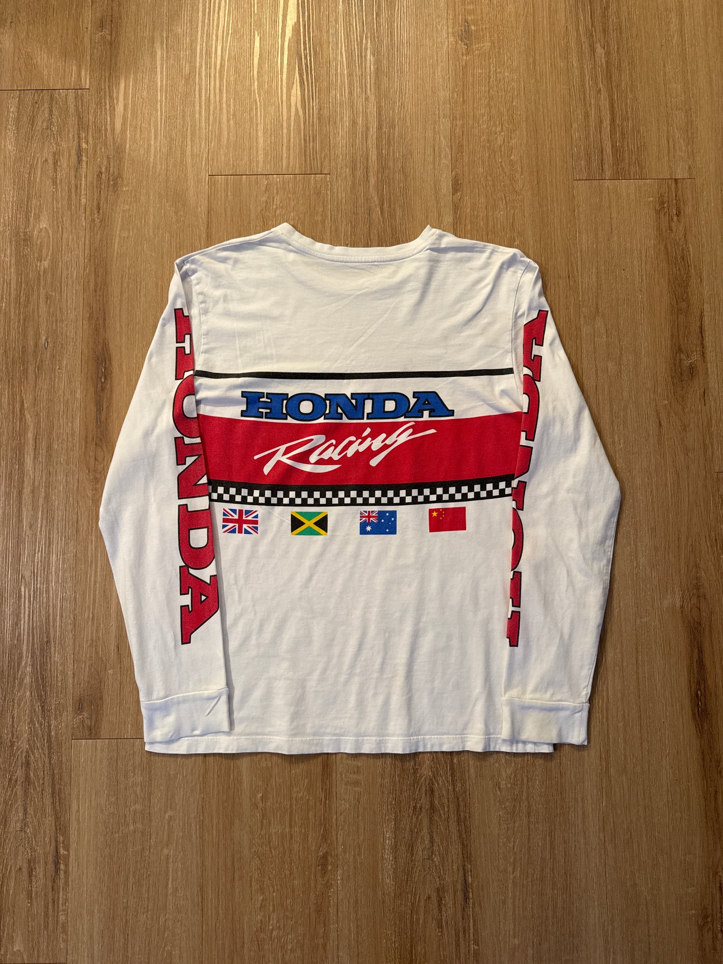 Vintage 90s Honda Racing Multi Logo Long Sleeve