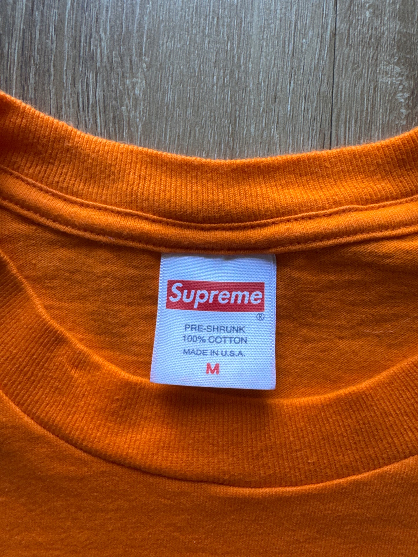 Supreme Shop Orange Tee