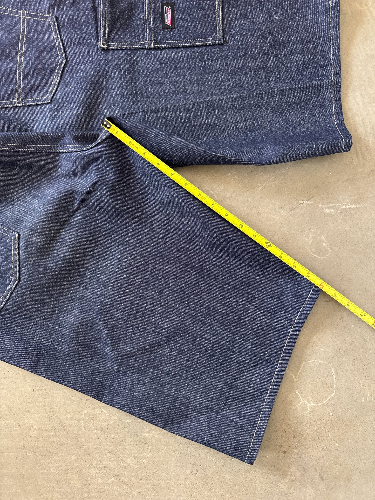 Vintage Dickies Baggy Dark Denim Jean Shorts