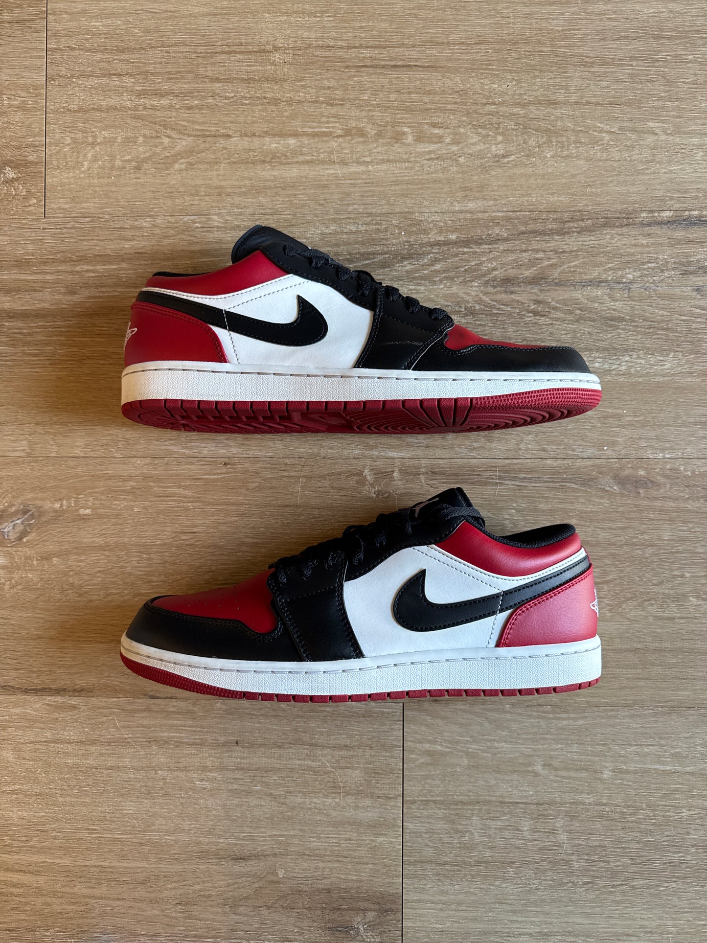 Jordan 1 Low Bred Toe