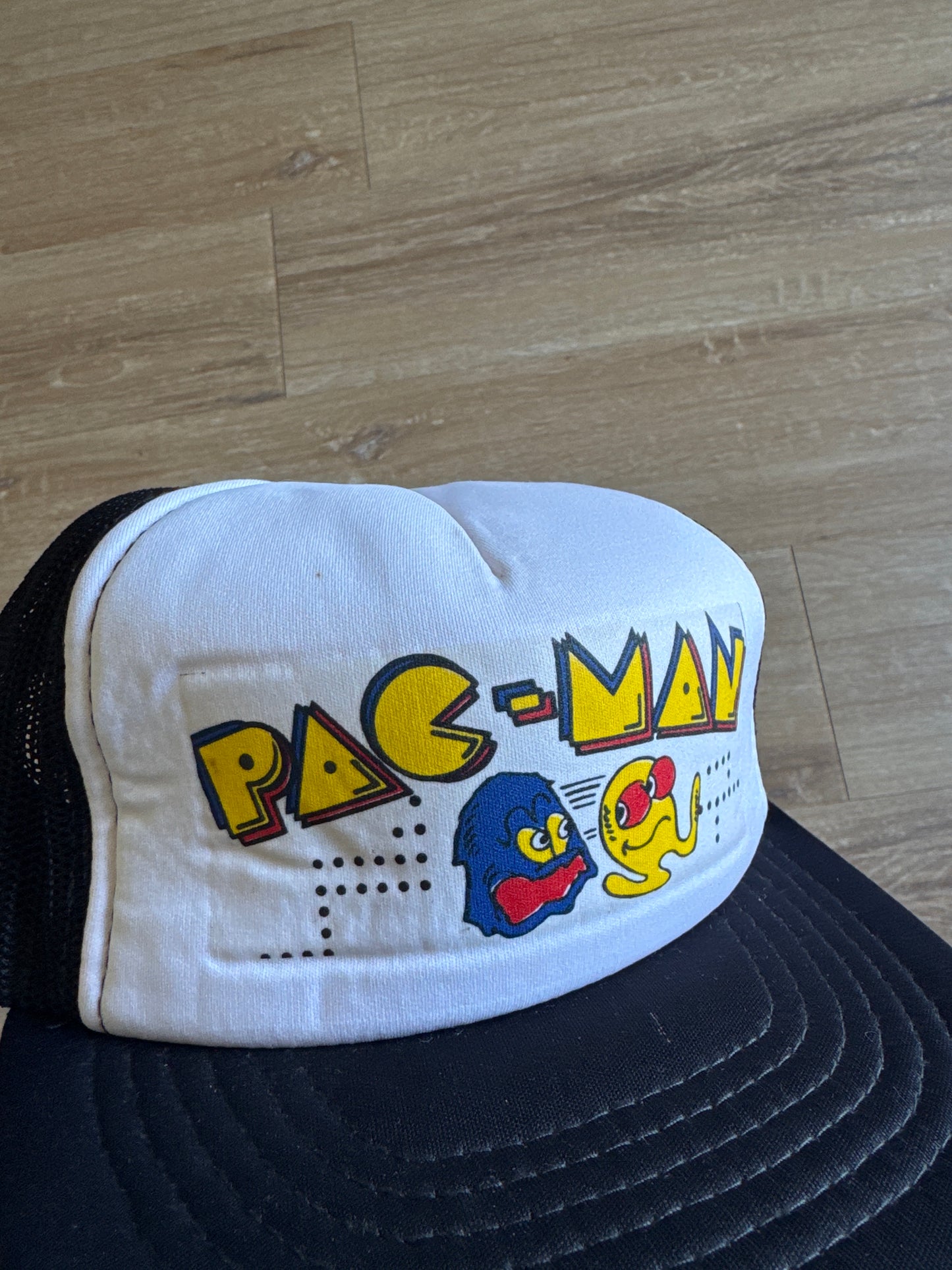 Vintage 90s Pac-Man Trucker Hat