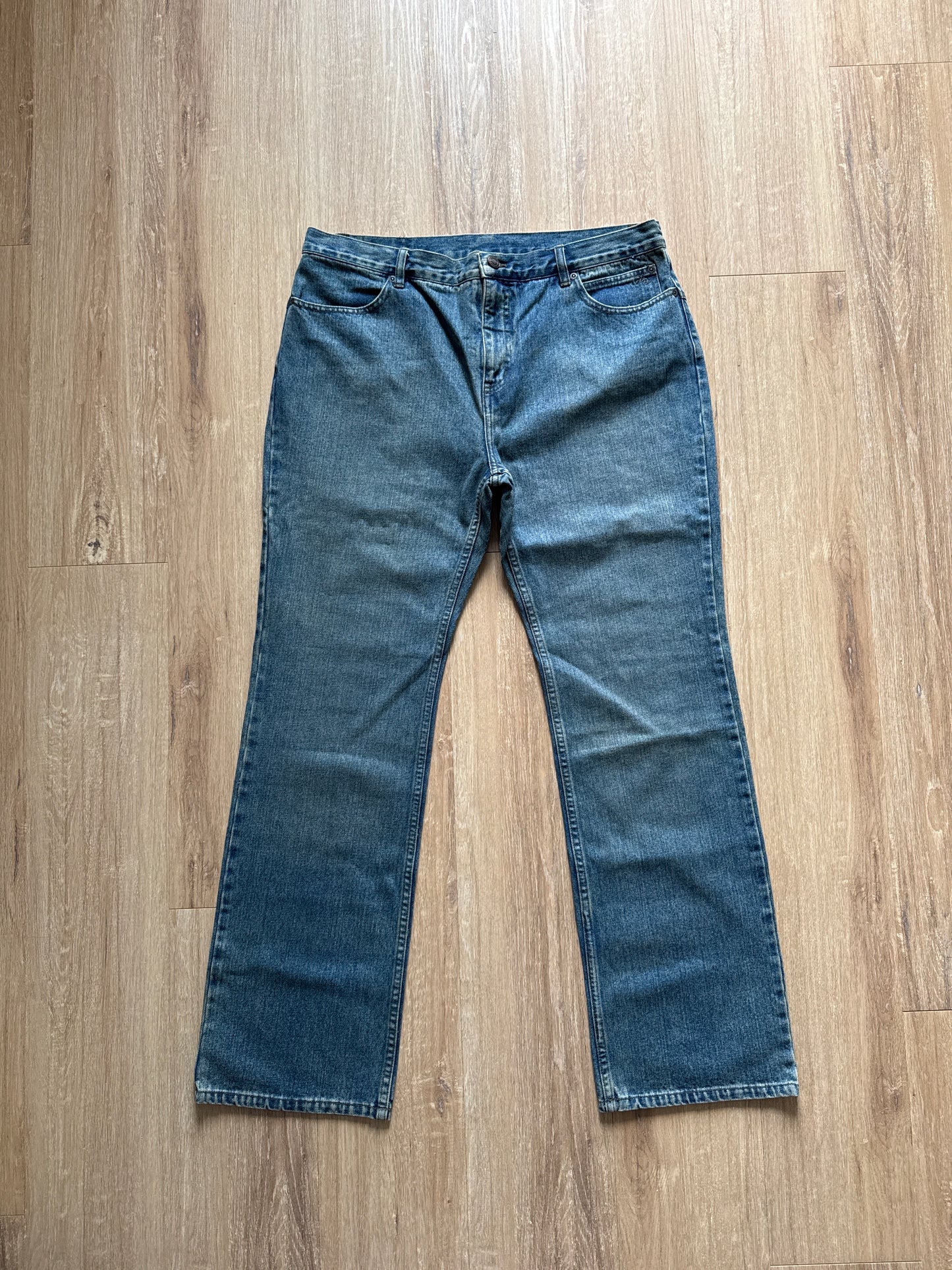 Vintage Y2K Women’s Harley Davidson Yoke Embroidered Denim Jean