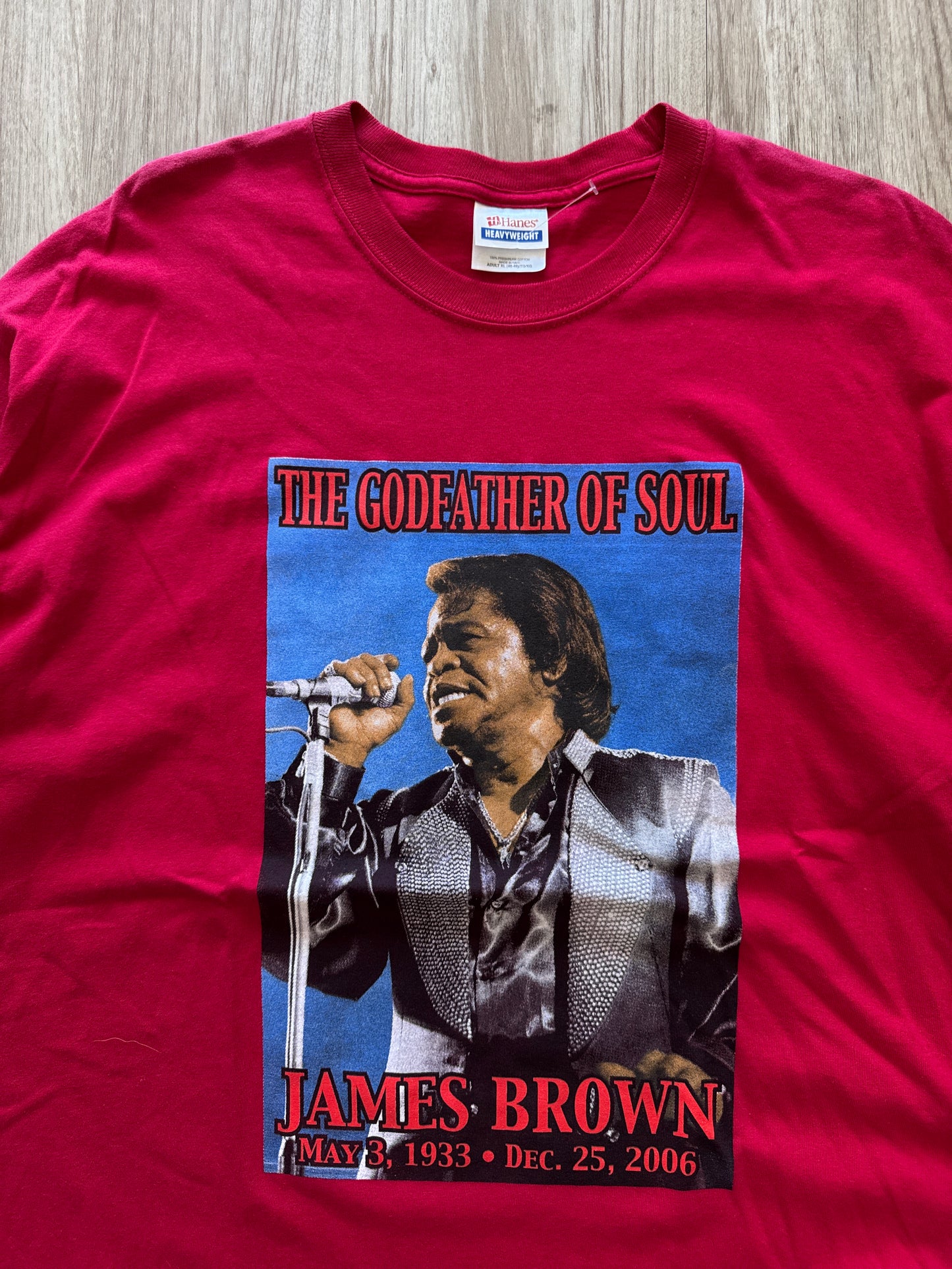 Y2K Rest In Peace RIP James Brown The God Father Of Soul Tee