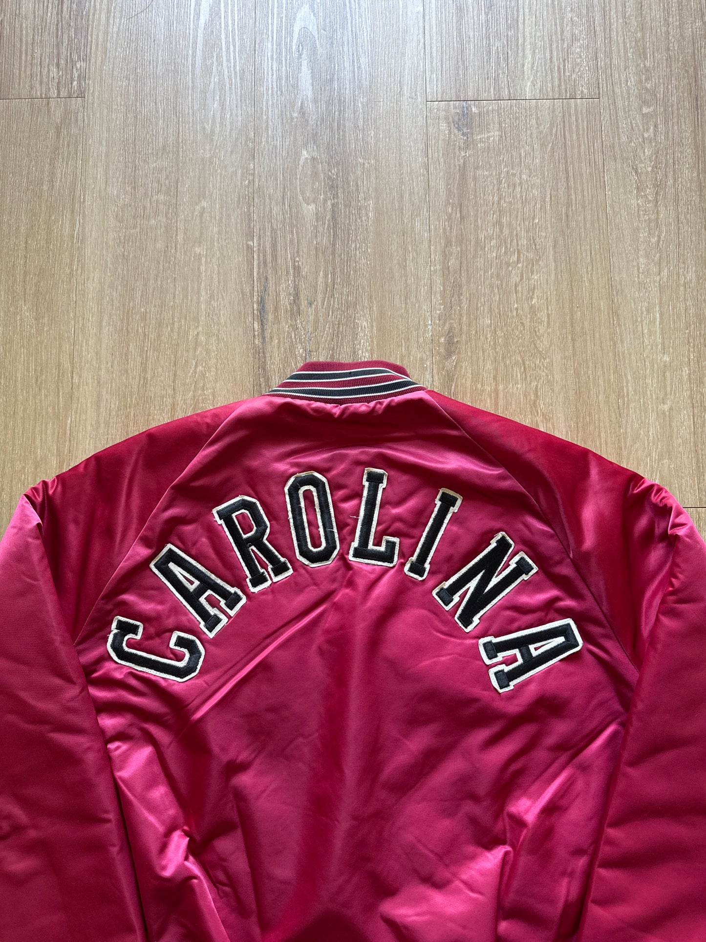 Vintage University Of South Carolina Gamecocks Satin Jacket