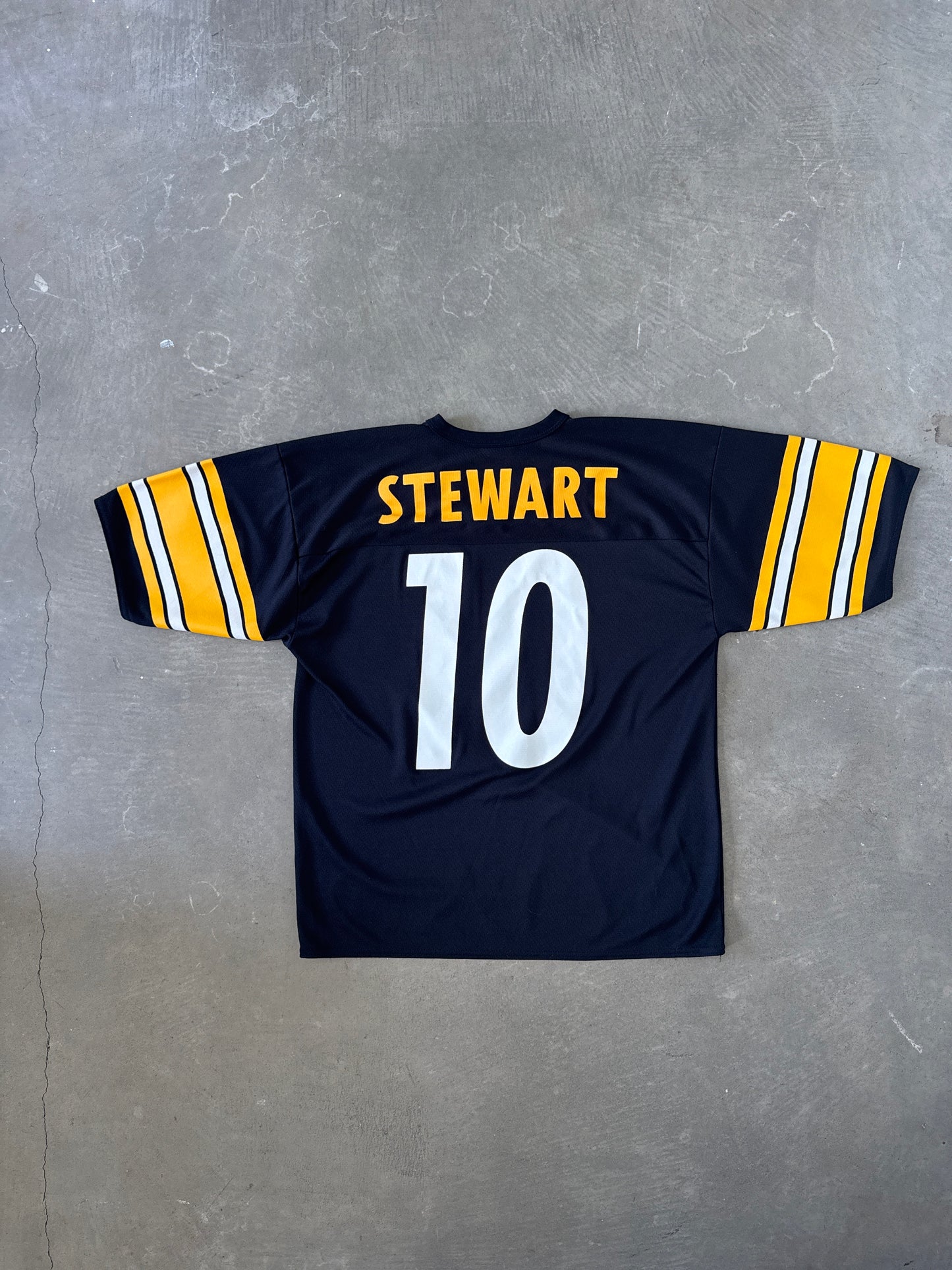 Vintage Logo 7 Pittsburgh Steelers Kordell Stewart Football Jersey