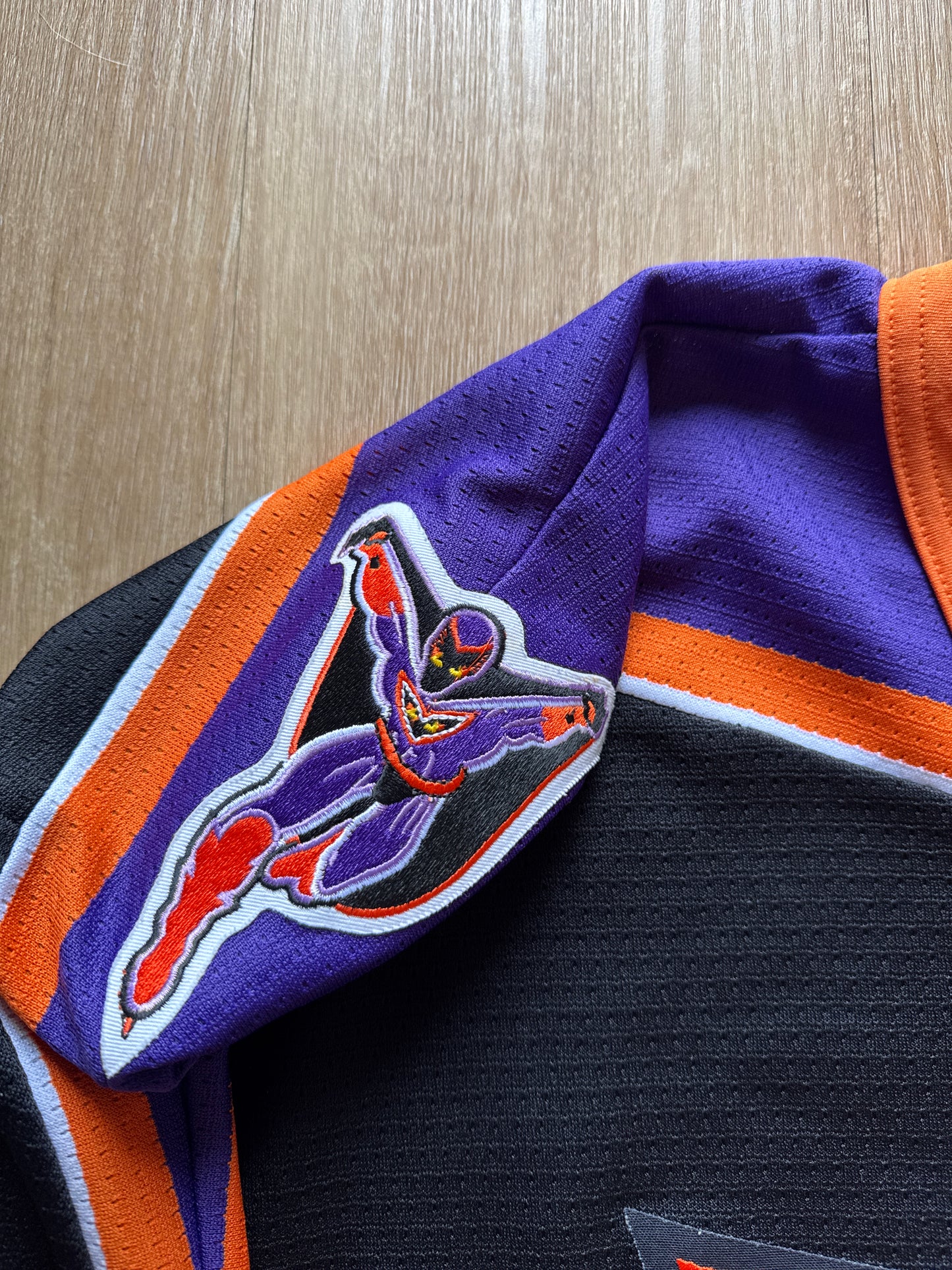 Vintage 90s Bauer Philadelphia Phantoms SP Black AHL Hockey Jersey