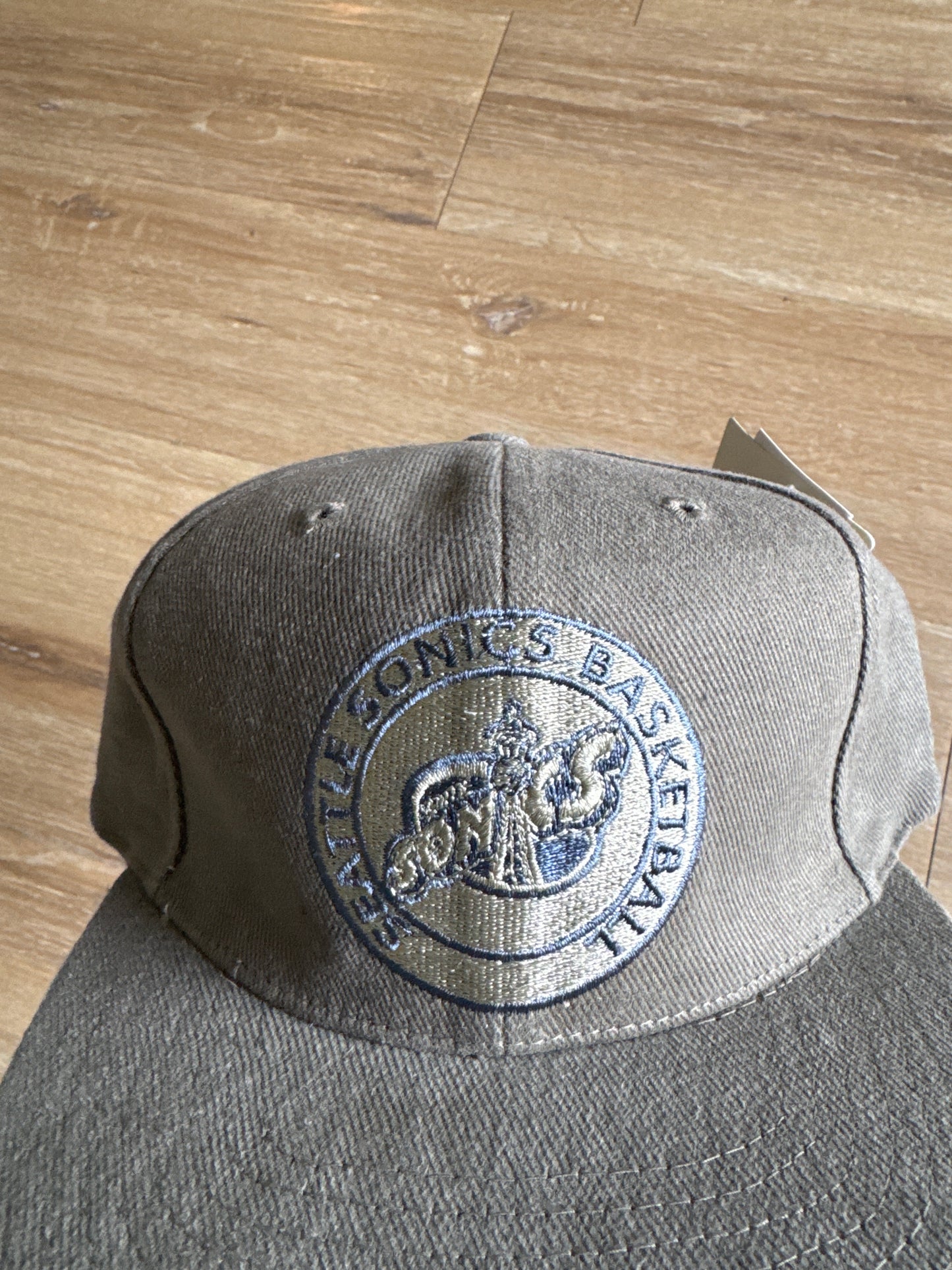 Vintage 90s American Needle Seattle Super Sonic’s Strap Back Hat