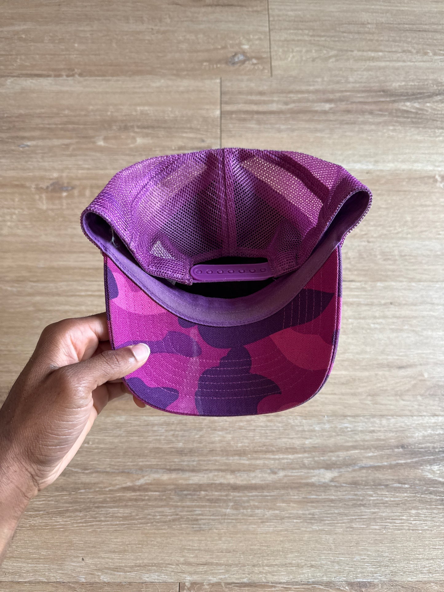A Bathing Ape Bape x Carhartt Purple Camo Trucker Hat