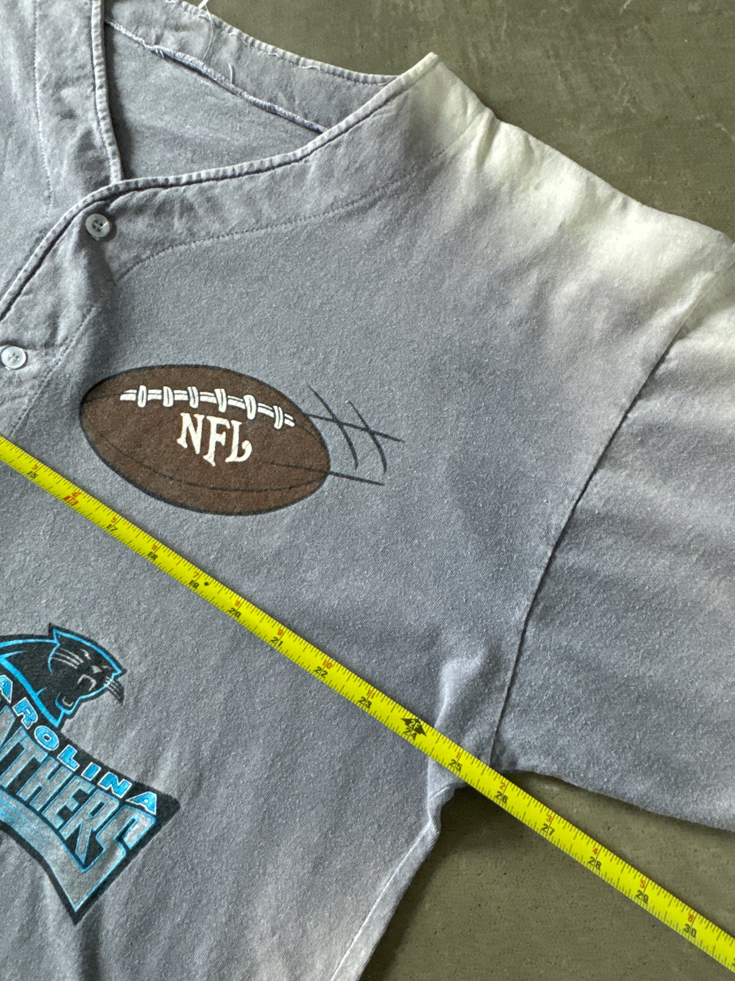 Vintage 1994 Carolina Panthers Garfield Sunfaded Baseball Jersey