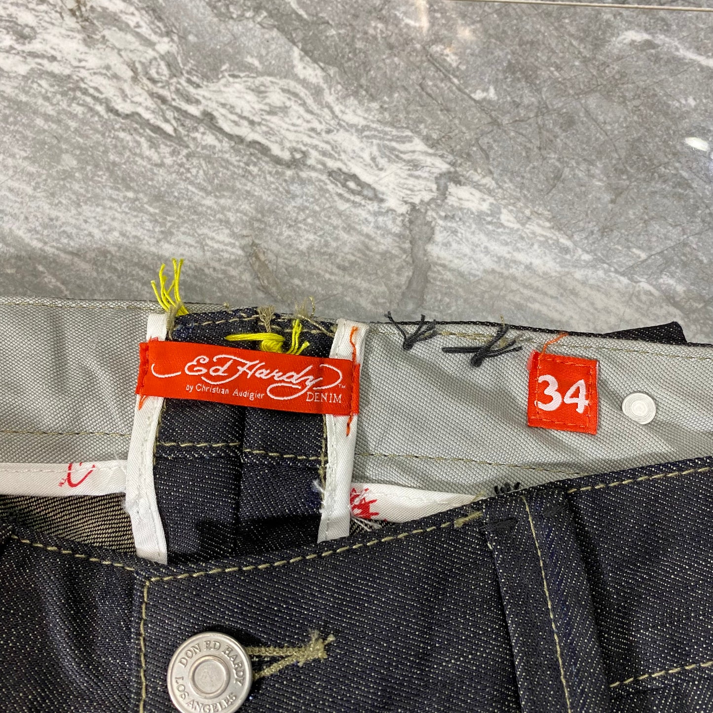 Vintage Ed Hardy Red Logo Pants