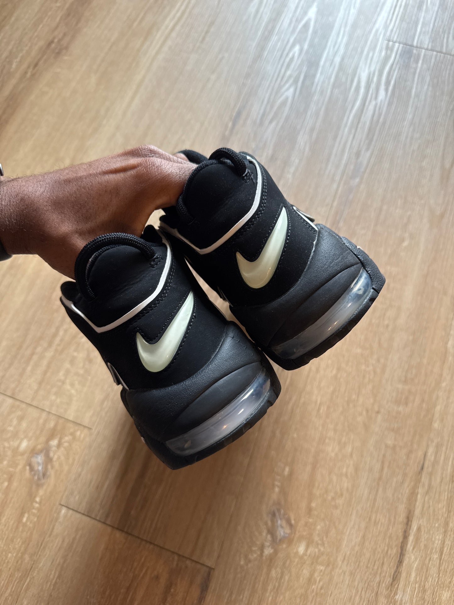 Nike Air More Uptempo Black White